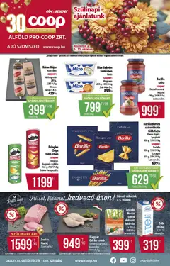 COOP - Abc & szuper / Alföld Pro-Coop Zrt.  - amely érvényes a következő dátumtól: 13.11.2025
