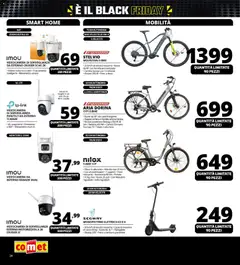 Anteprima del volantino Comet - Black Friday valido a partire dal 13.11.2025 | Pagina: 24 | Prodotti: Monopattino, Disco, Alluminio, Monopattino elettrico