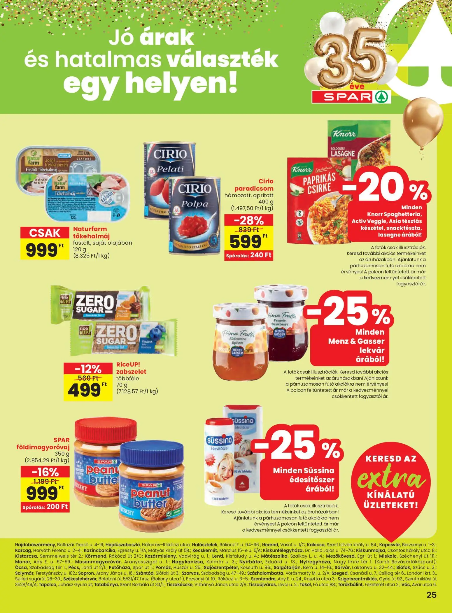 Spar akciós ujság - amely érvényes a következő dátumtól: 08.01.2026 | Oldal: 6 | Termékek: Tőkehalmáj, Lekvár, Édesítőszer, Lasagne