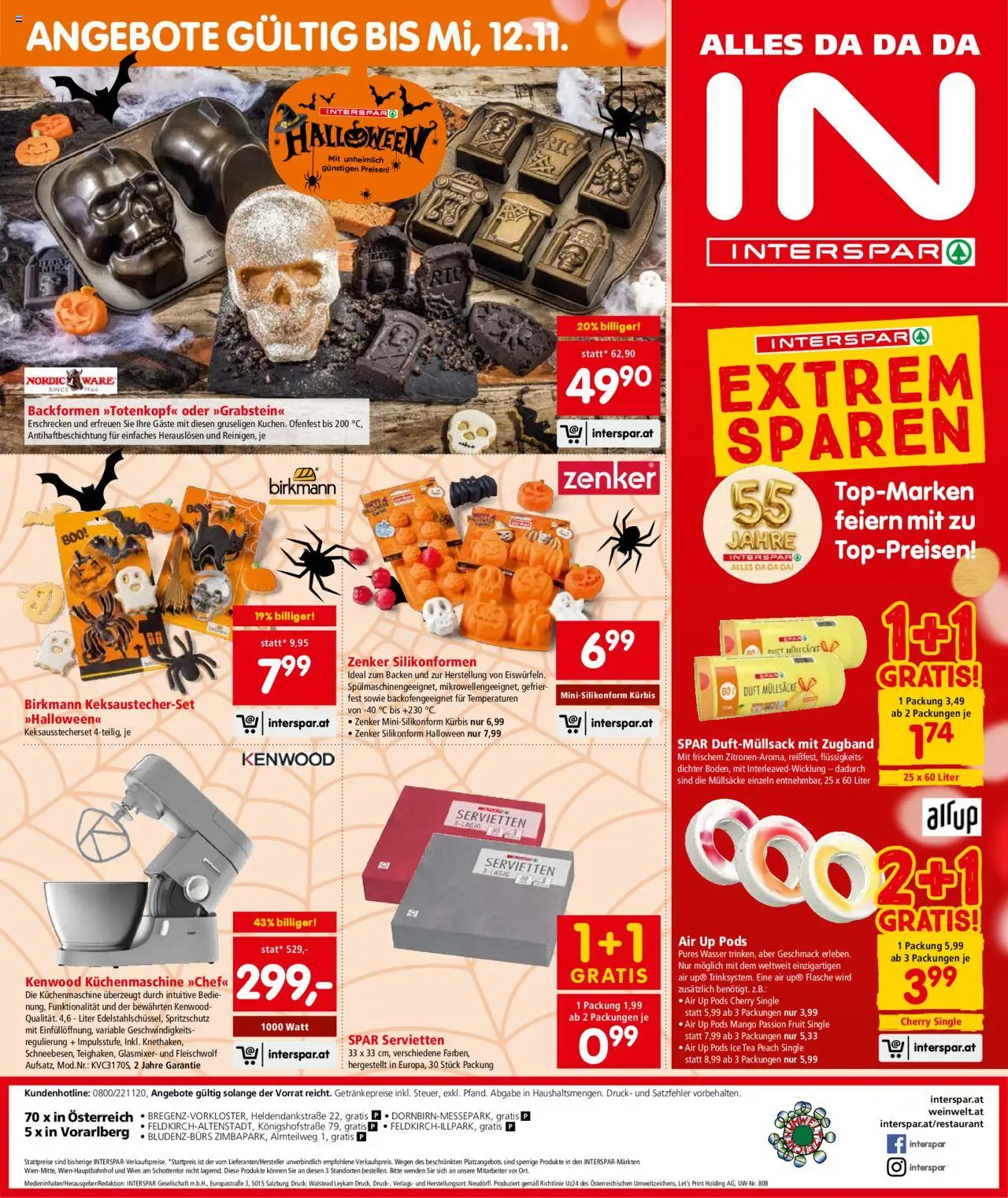 Interspar Flugblatt - Vorarlberg gültig ab 23.10.2025 | Seite: 24 | Produkte: Wasser, Mango, Kürbis, Duft
