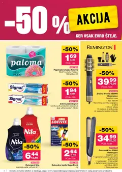 Novi Mercator katalog ponudbe – veljaven od 11.09.2025 | Stran: 4 | Izdelki: Ravnalnik las, Prevleka, Zobna pasta, Lepilo