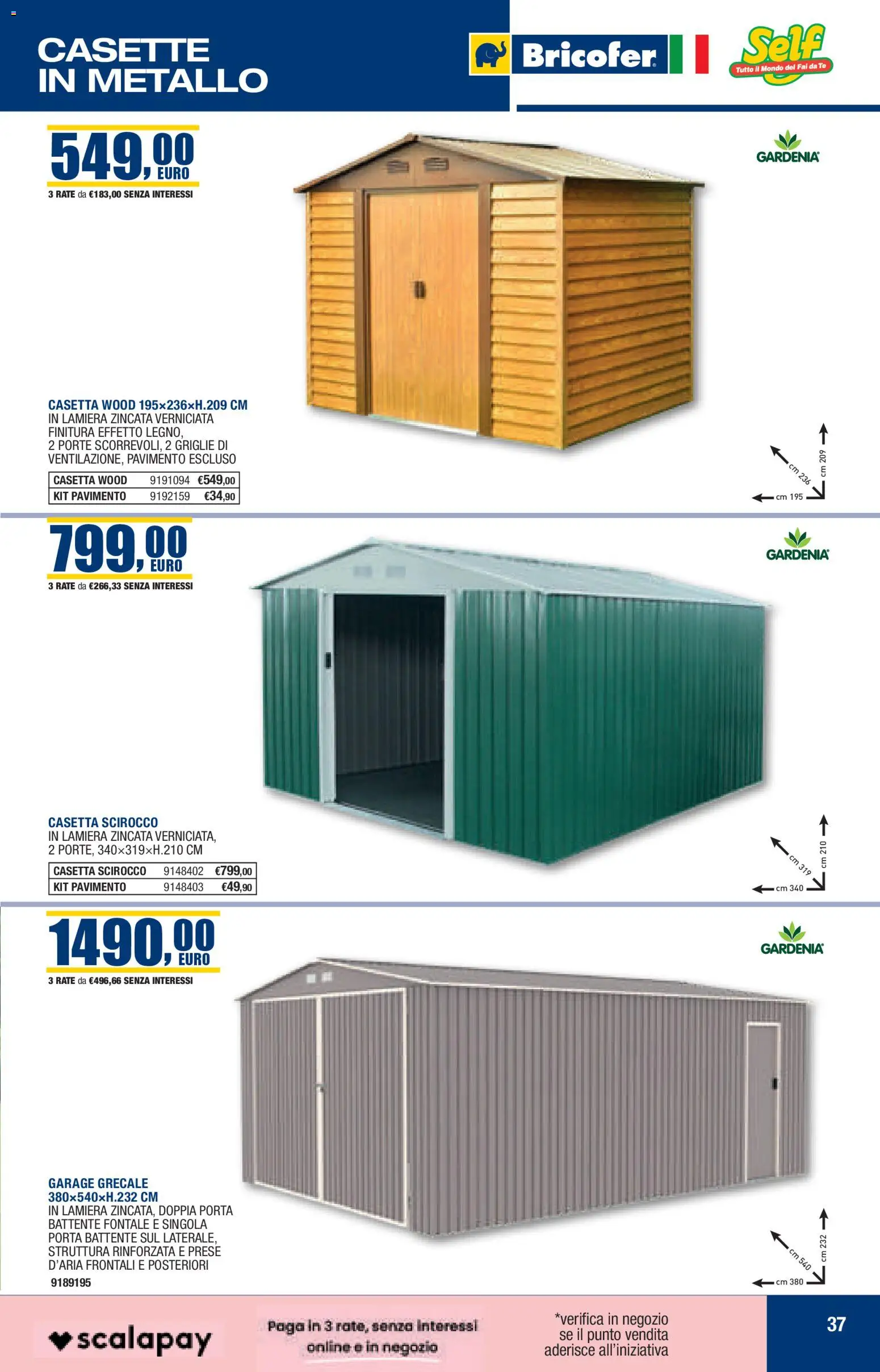 Volantino Self del 22.10.2025 | Pagina: 37 | Prodotti: Tè, Pavimento