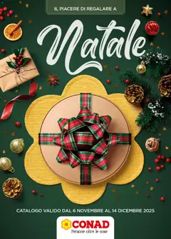 Anteprima del volantino Conad Natale Sicilia catalogo valido a partire dal 06.11.2025