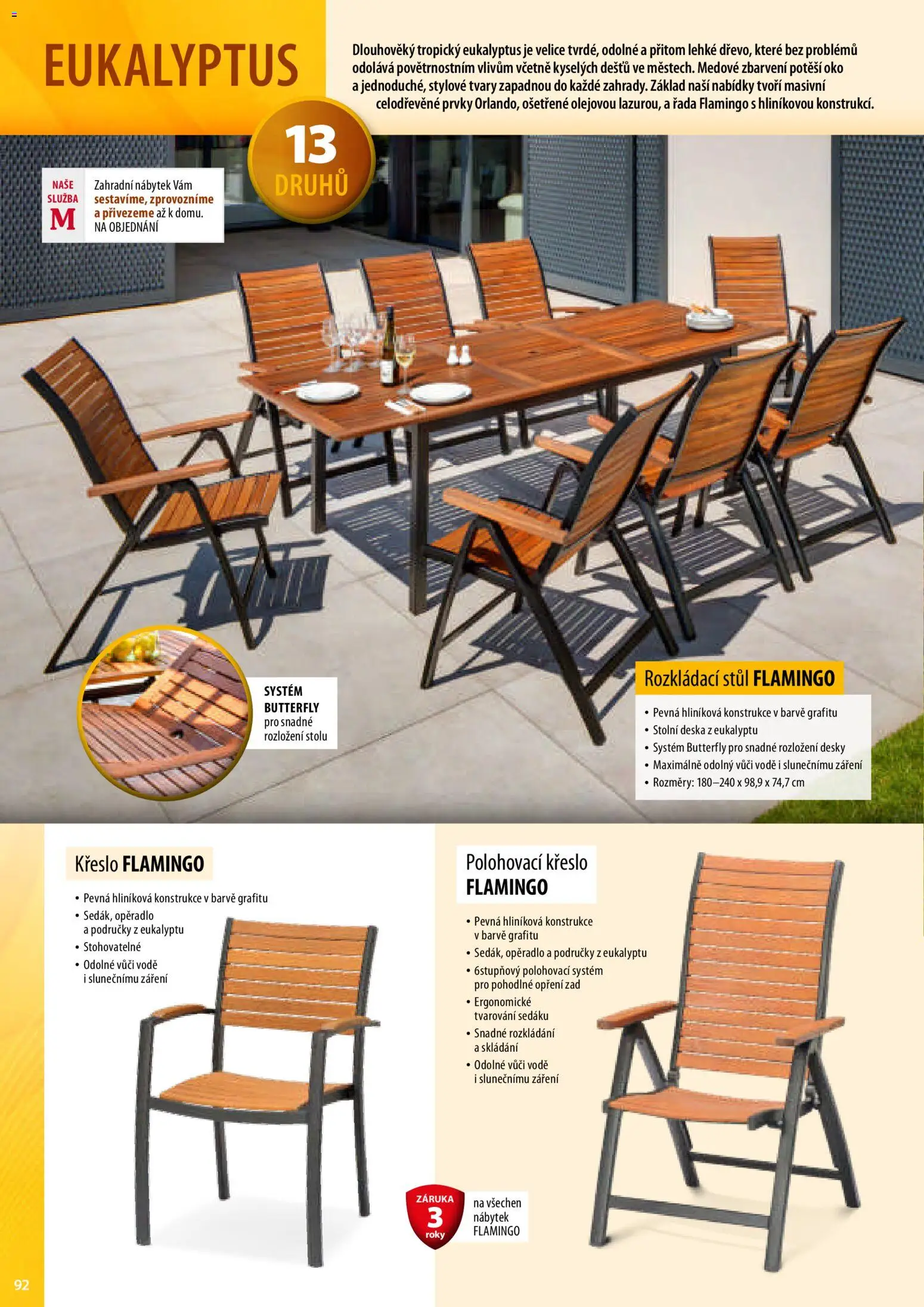 Mountfield katalog od 02.04.2026 | Strana: 92 | Produkty: Eukalyptus, Křeslo, Stůl, Zahradní nábytek