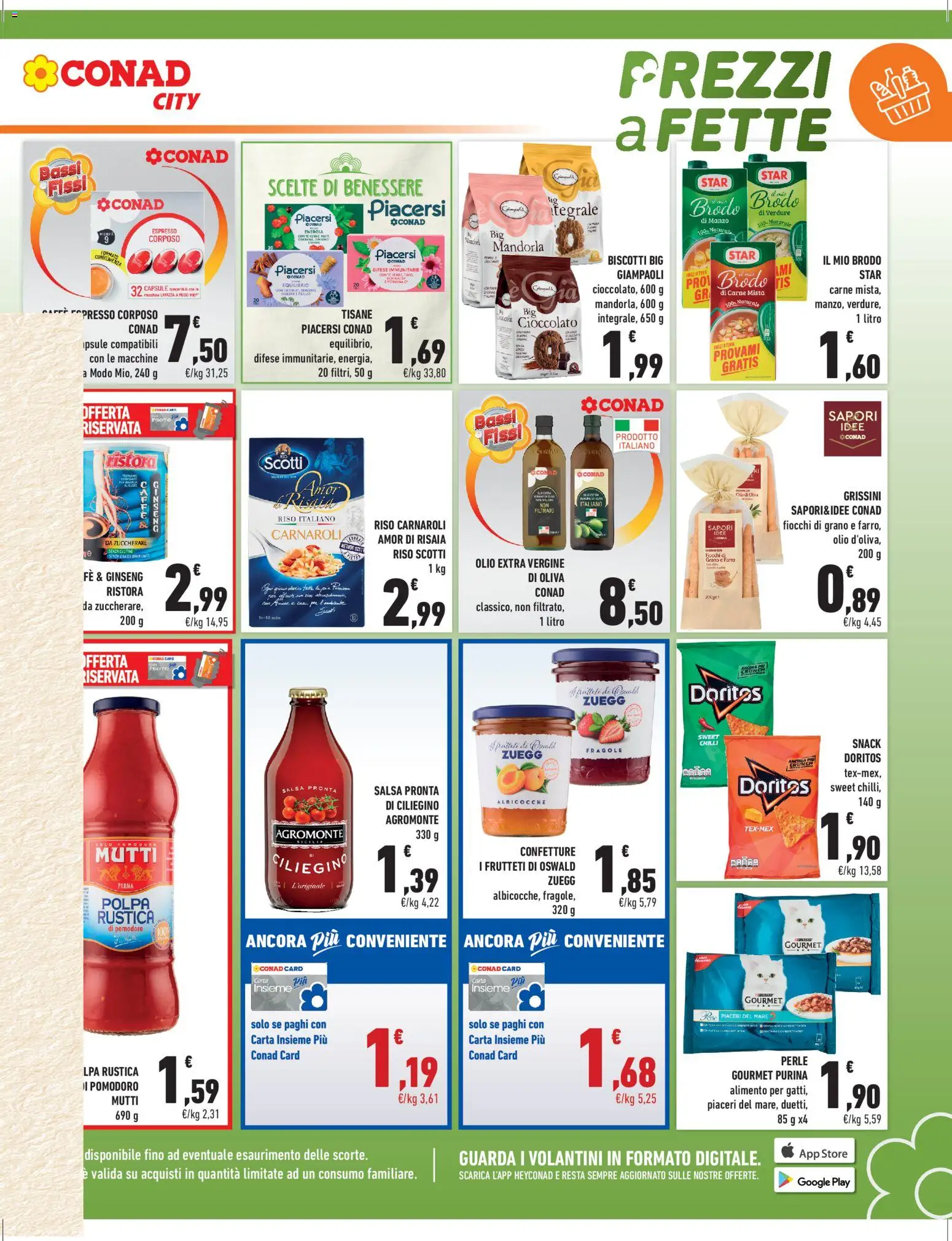 Volantino Conad del 20.03.2026 | Pagina: 3 | Prodotti: Manzo, Salsa, Pomodoro, Farro