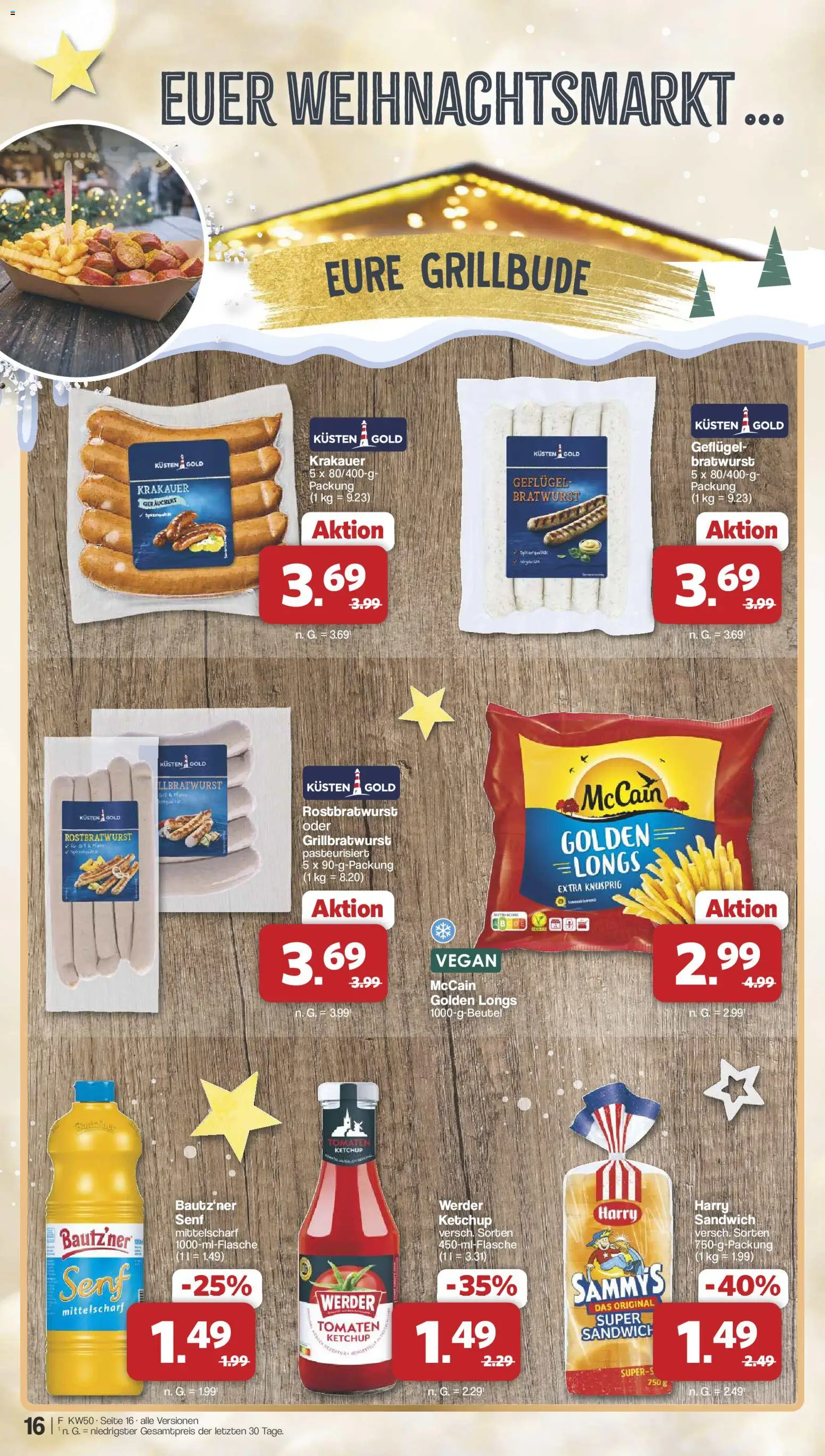 Famila Nordwest Prospekt 	 – gültig ab 08.12.2025 | Seite: 17 | Produkte: Bratwurst, Tomaten, McCain, Ketchup