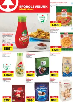 Spar akciós ujság - amely érvényes a következő dátumtól: 18.09.2025 | Oldal: 2 | Termékek: Nescafé, Nádcukor, Ketchup, Majonéz