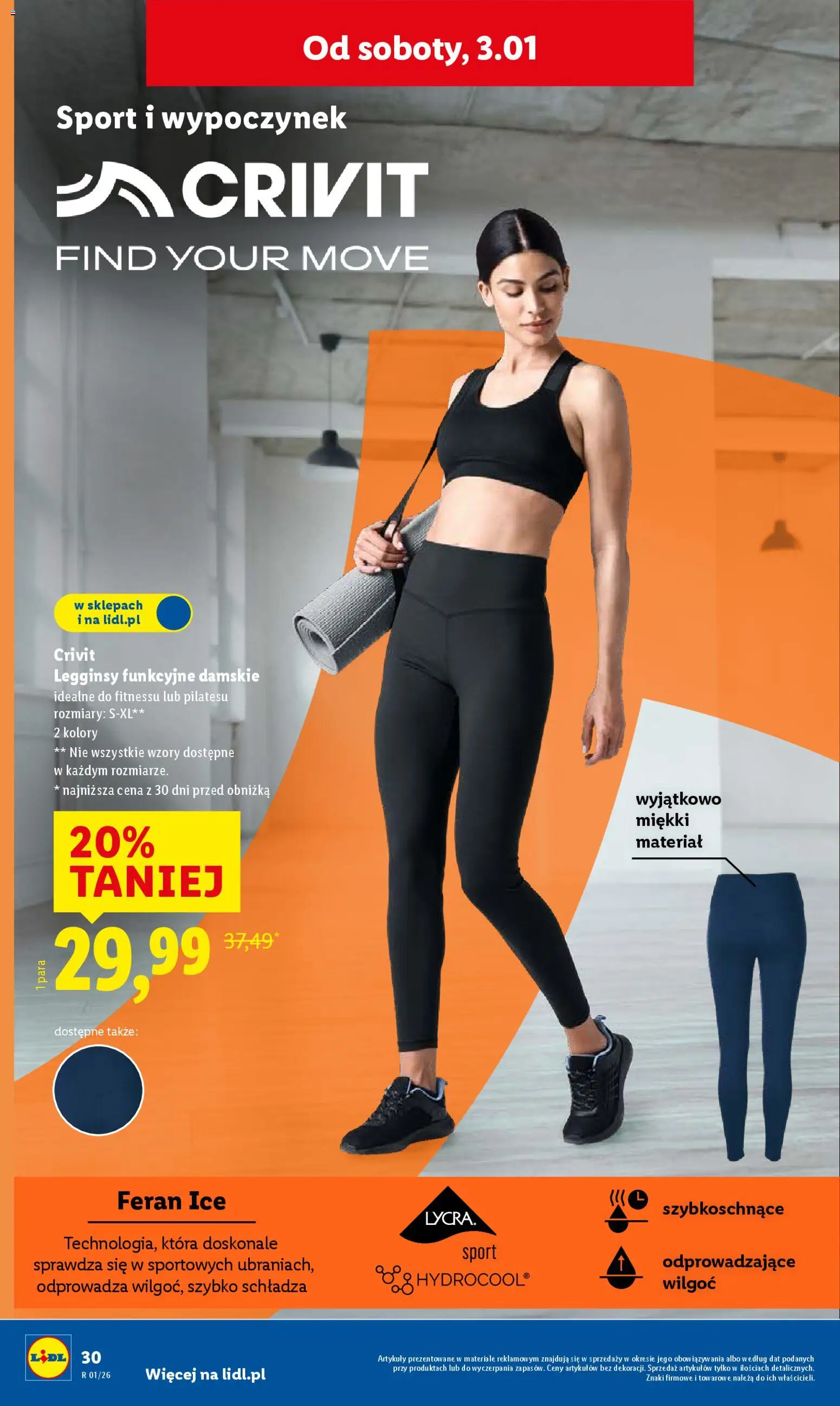Lidl Katalog od 29.12.2025 | Strona: 36 | Produkty: Legginsy