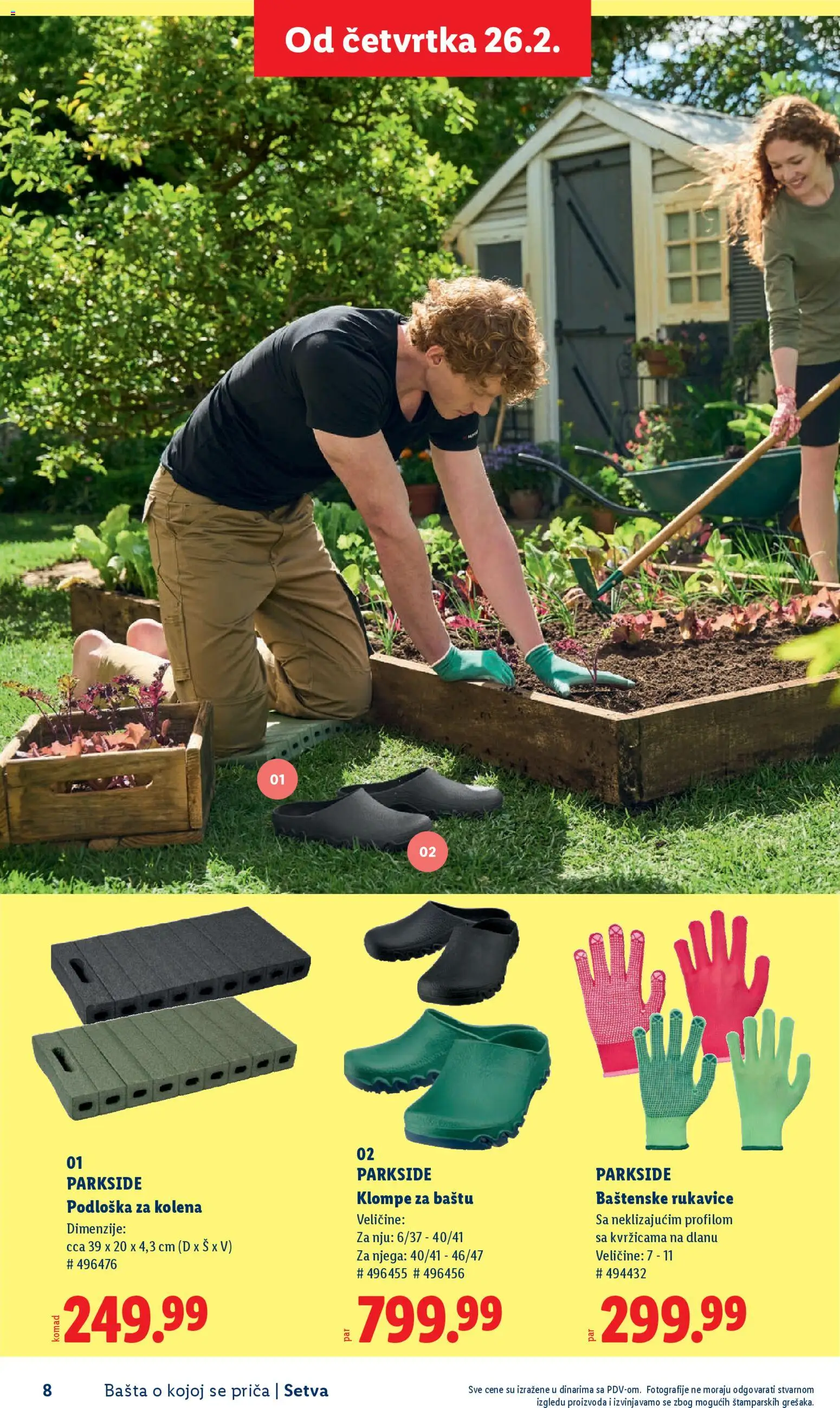 Lidl katalog - važi od 26.02.2026 | Strana: 8 | Proizvode: Parkside, Rukavice