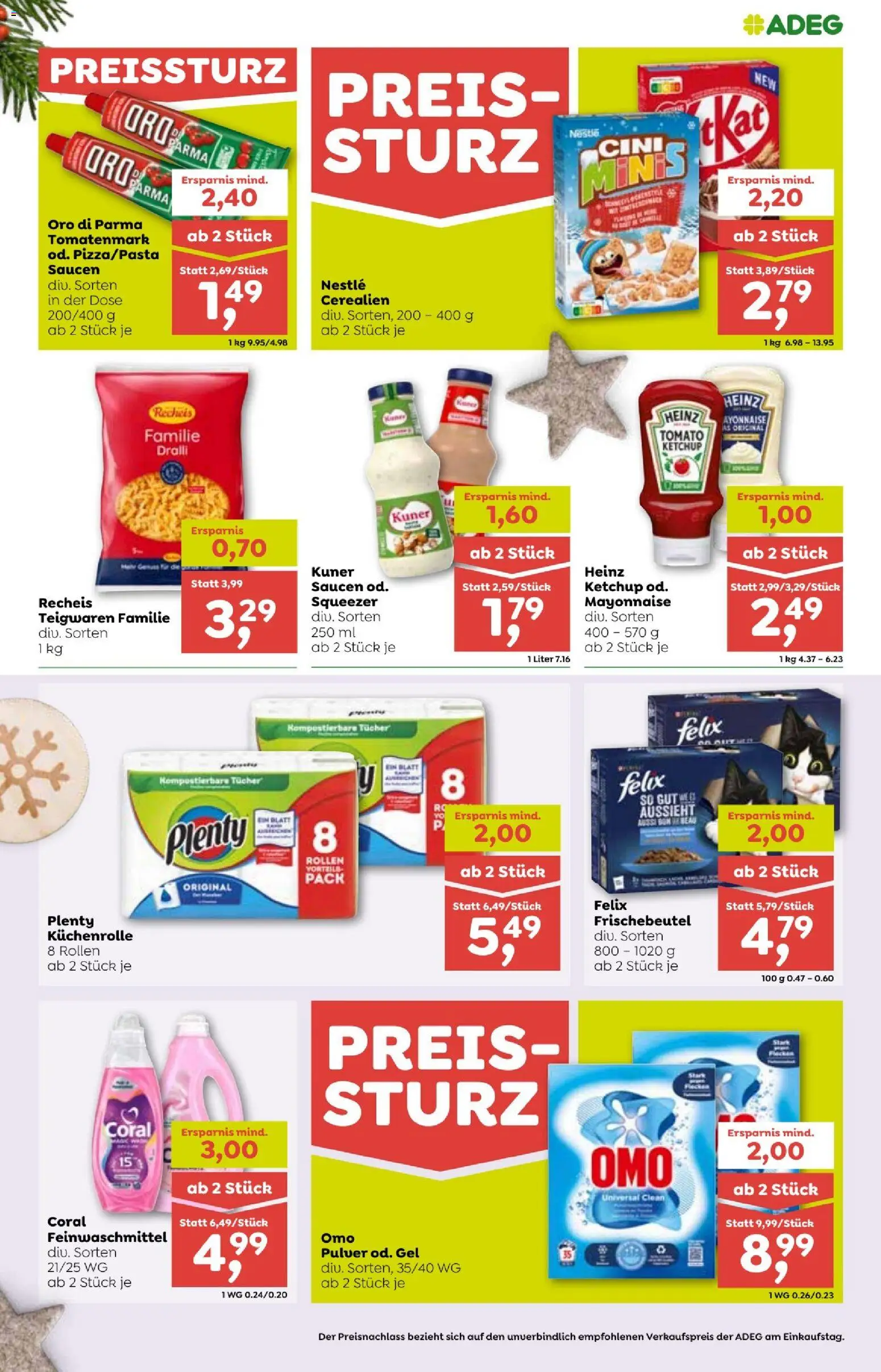 ADEG Wien gültig ab 04.12.2025 | Seite: 9 | Produkte: Ketchup, Mayonnaise