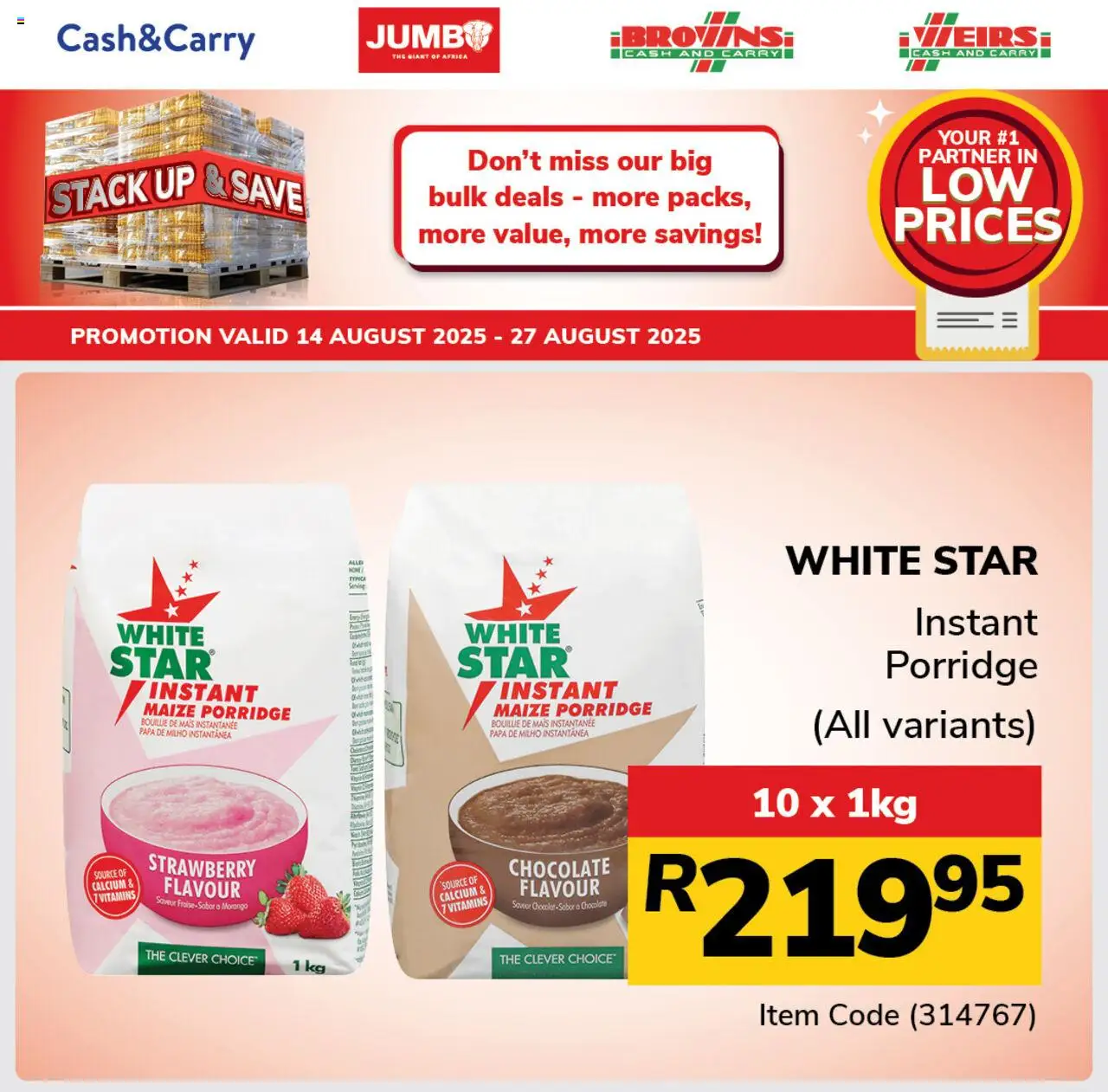 Jumbo Stack Up & Save Breakfast │ valid from 14.08.2025 | Page: 3 | Products: Vitamins, Chocolate
