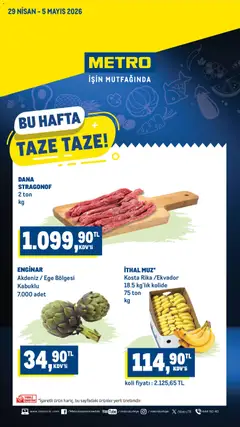 29.04.2026 tarihinden itibaren geçerli olan Metro kataloğu önizlemesi