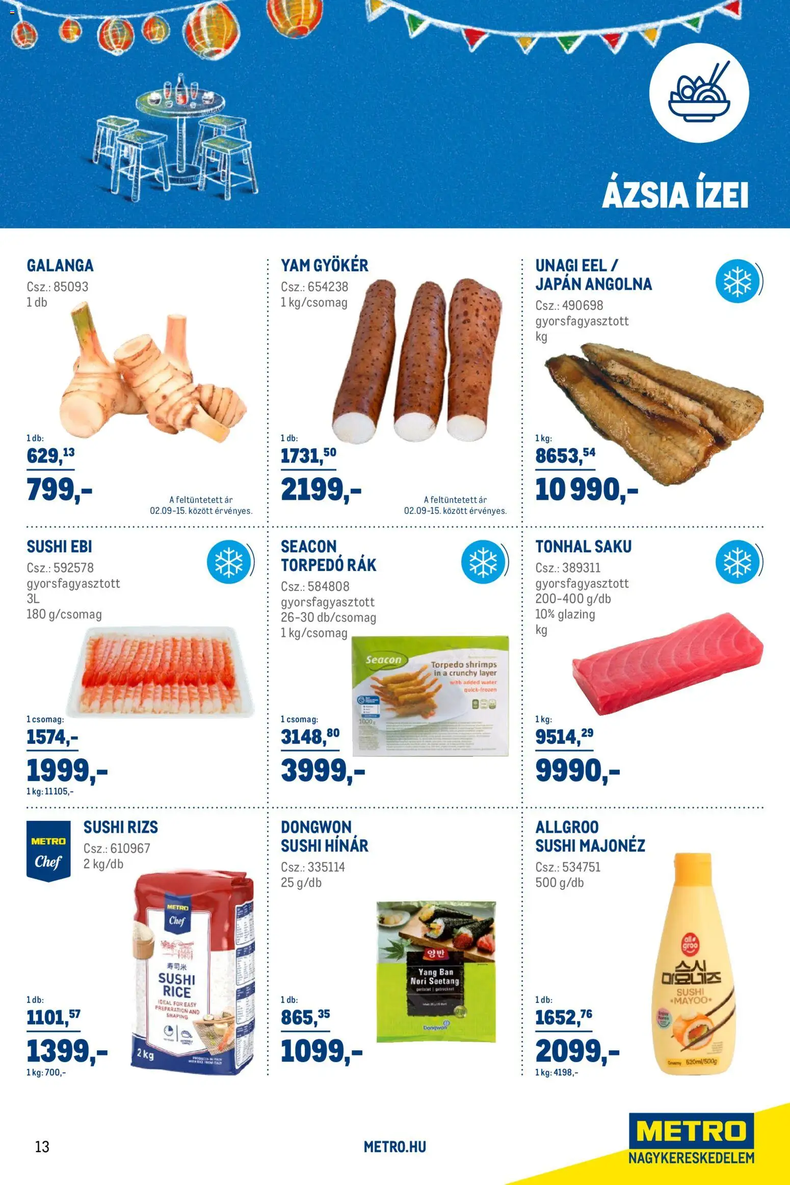 Metro akciós ujság - amely érvényes a következő dátumtól: 01.02.2026 | Oldal: 13