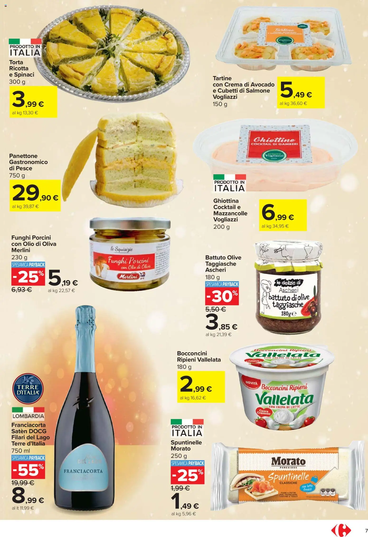 Volantino Carrefour del 27.11.2025 | Pagina: 7 | Prodotti: Avocado, Olio, Olive, Spinaci