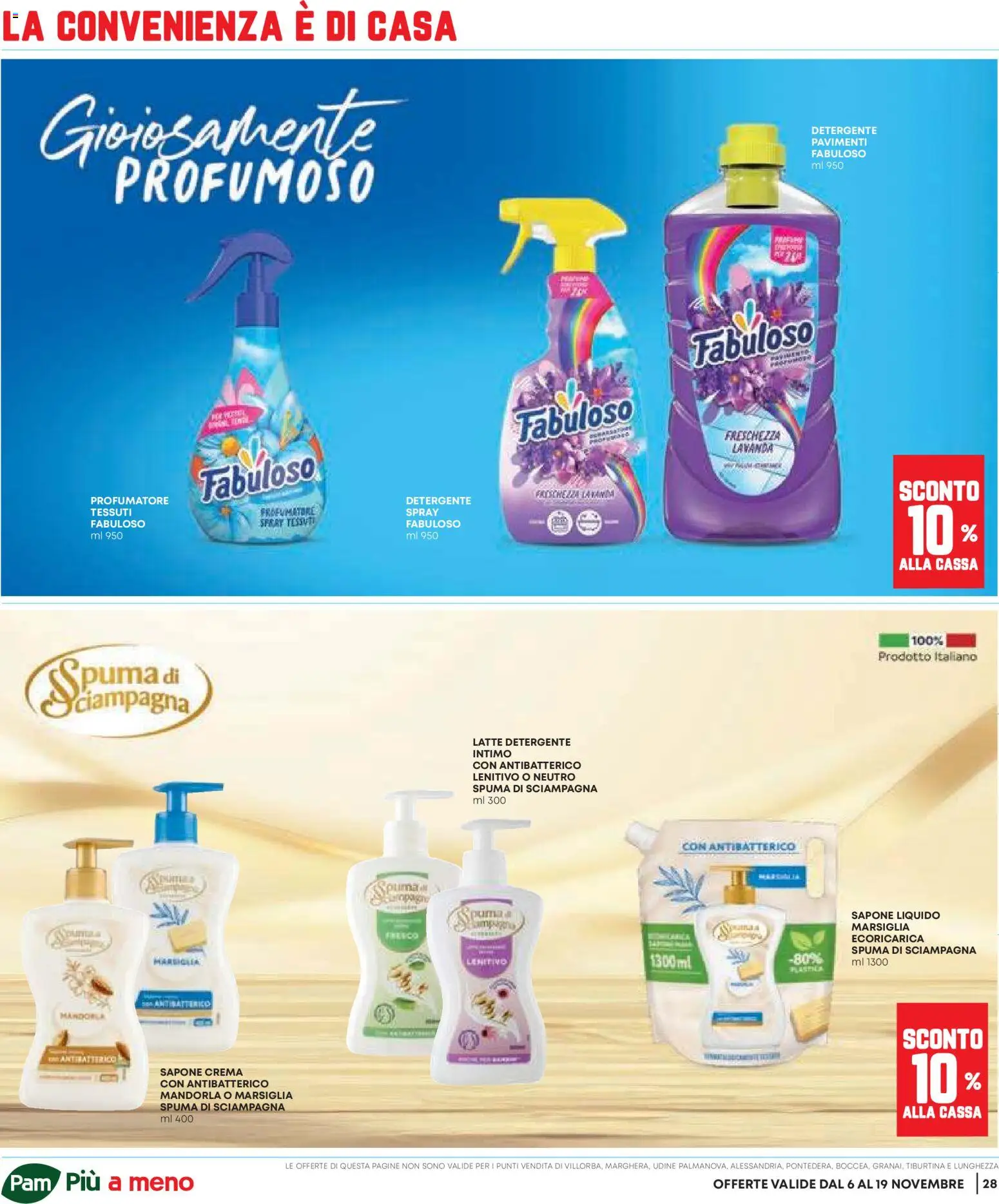 Volantino Panorama del 06.11.2025 | Pagina: 28 | Prodotti: Crema, Sapone, Detergente intimo, Detergente