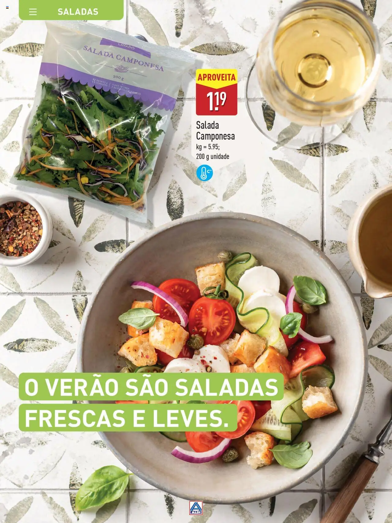 Aldi Especial Verão  │ válido de 09.06.2025 | Página: 20 | Produtos: Saladas, Salada