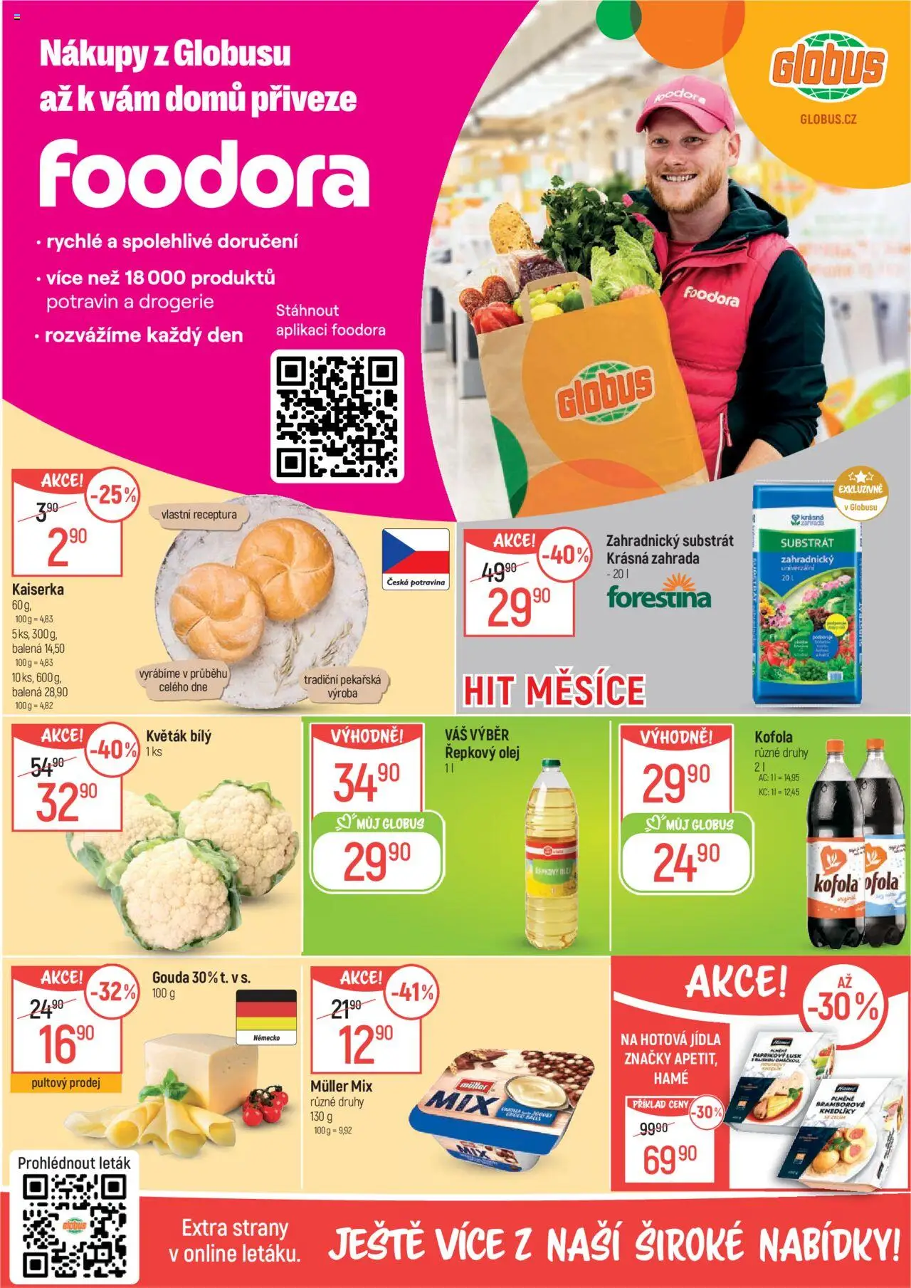 Globus leták - Olomouc od 10.09.2025 | Strana: 6 | Produkty: Řepkový olej, Substrát, Hotová jídla, Zahradnický substrát