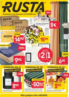 Katso Rusta tarjoukset voimassa alkaen 01.08.2025