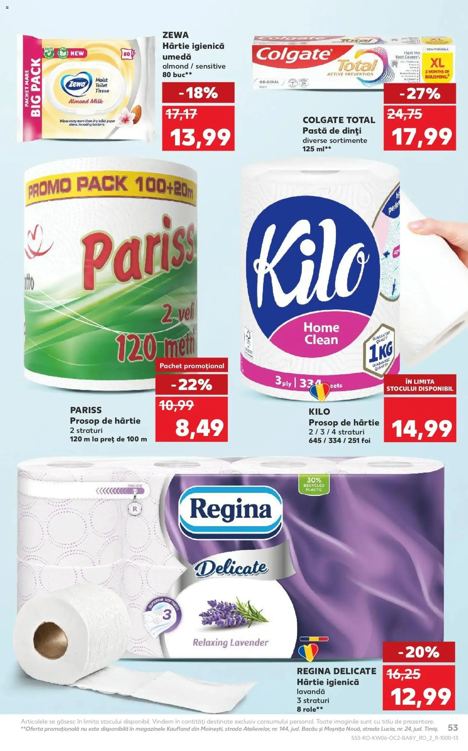 Noul catalog Kaufland – valabil de la 04.02.2026 | Pagină: 53 | Produse: Pomelo, Role, Pastă de dinți