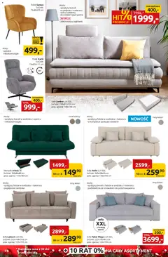 Pogląd oferty "Black Red White promocje" - ważna od 01.12.2025 | Strona: 4 | Produkty: Sofa, Fotel