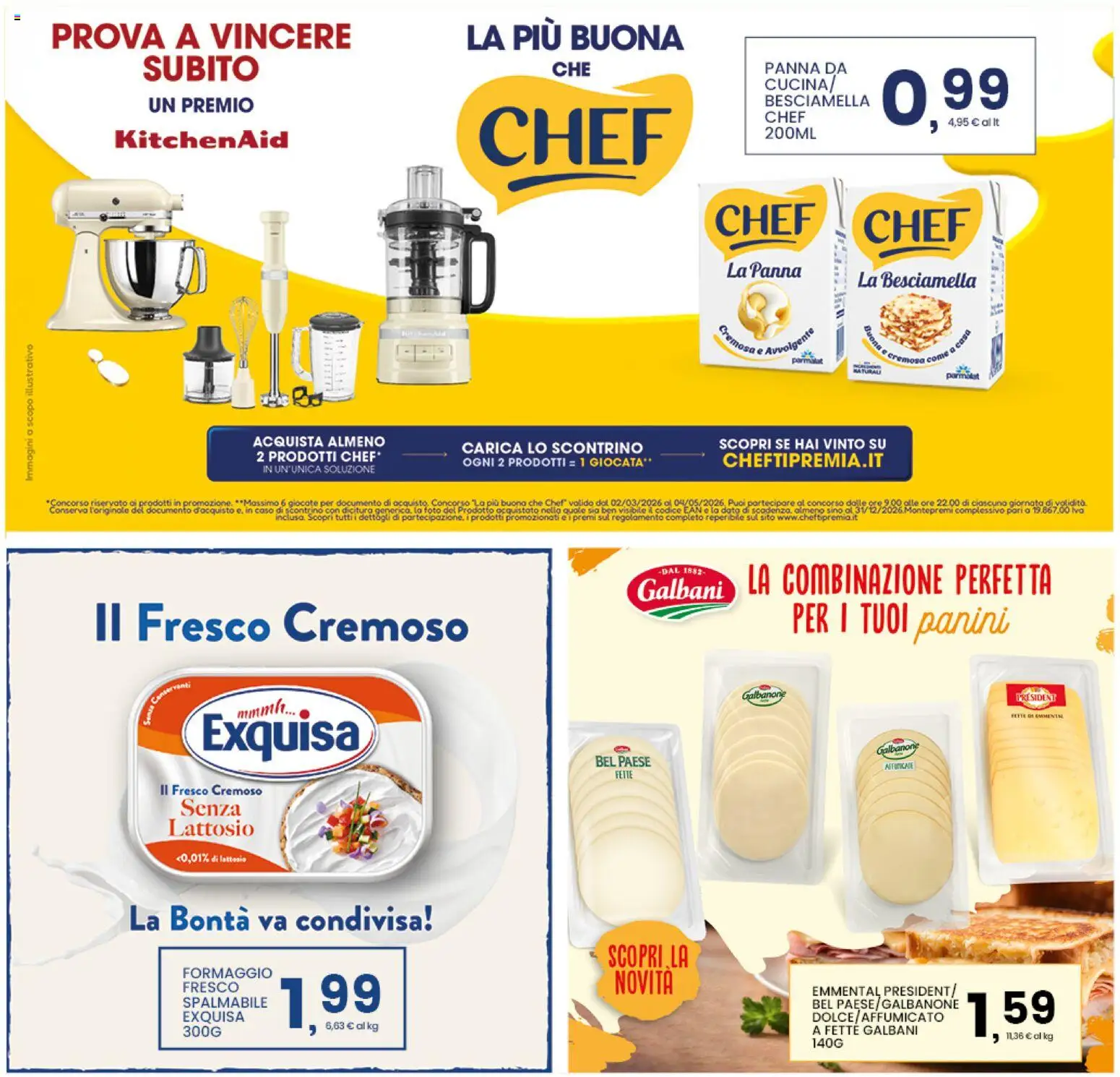 Volantino Interspar del 25.03.2026 | Pagina: 37 | Prodotti: Panna, Formaggio, Data, Besciamella