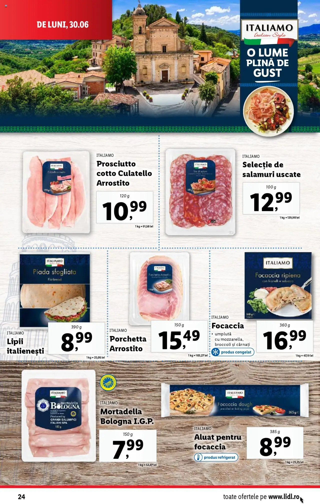Catalog Lidl – valabil de la 30.06.2025 | Pagină: 24 | Produse: Delgeç, Aluat, Kanca, Gouda