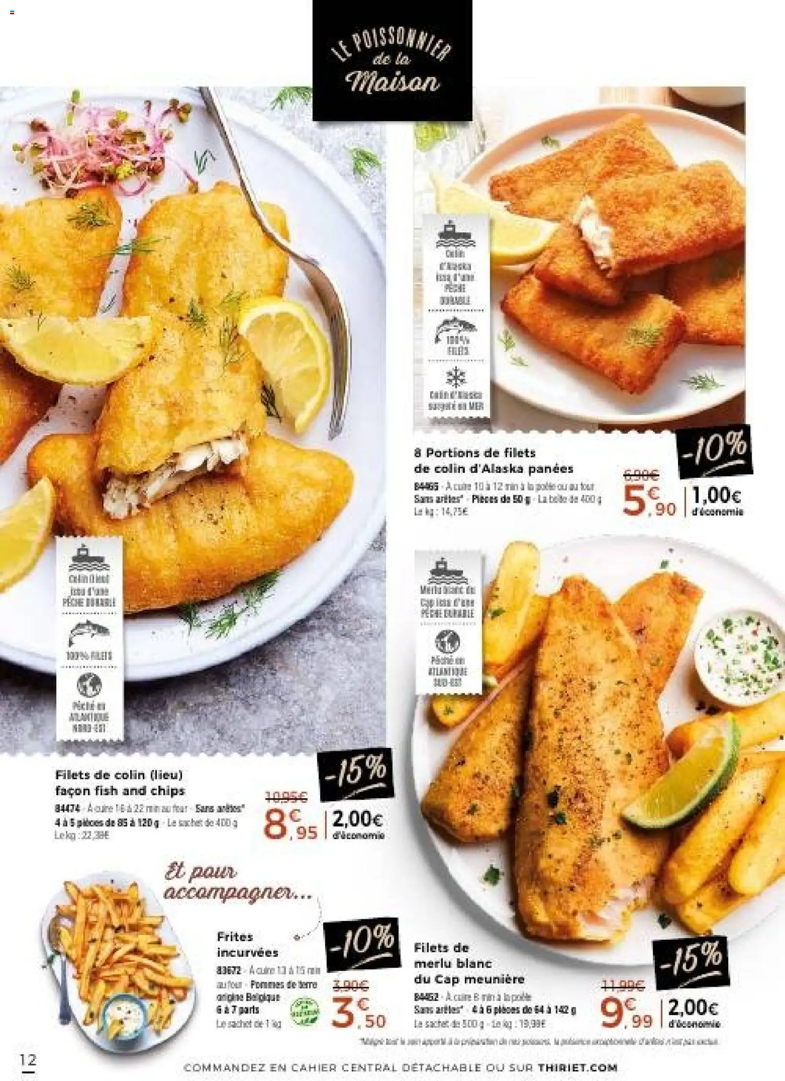 {H1} | Page: 12 | Produits: Four, Frites, Porte, Chips