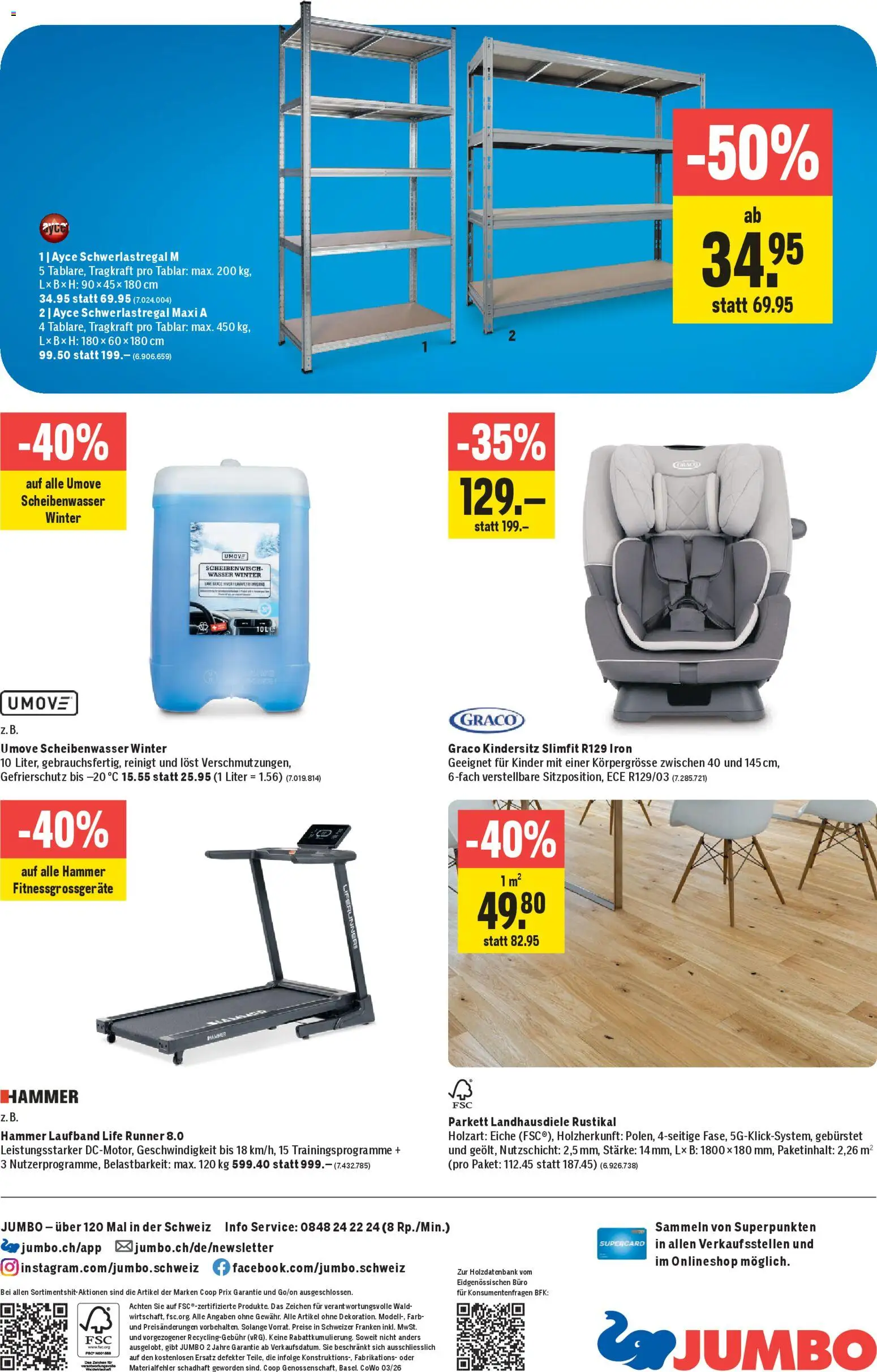 Jumbo Aktionen – gültig ab 15.01.2026 | Seite: 16 | Produkte: Laufband, Wasser
