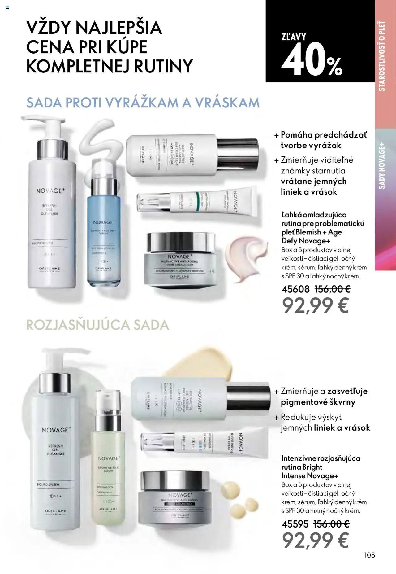 Nové Oriflame akcie – leták je platný od 12.11.2025 | Strana: 105 | Produkty: Krém