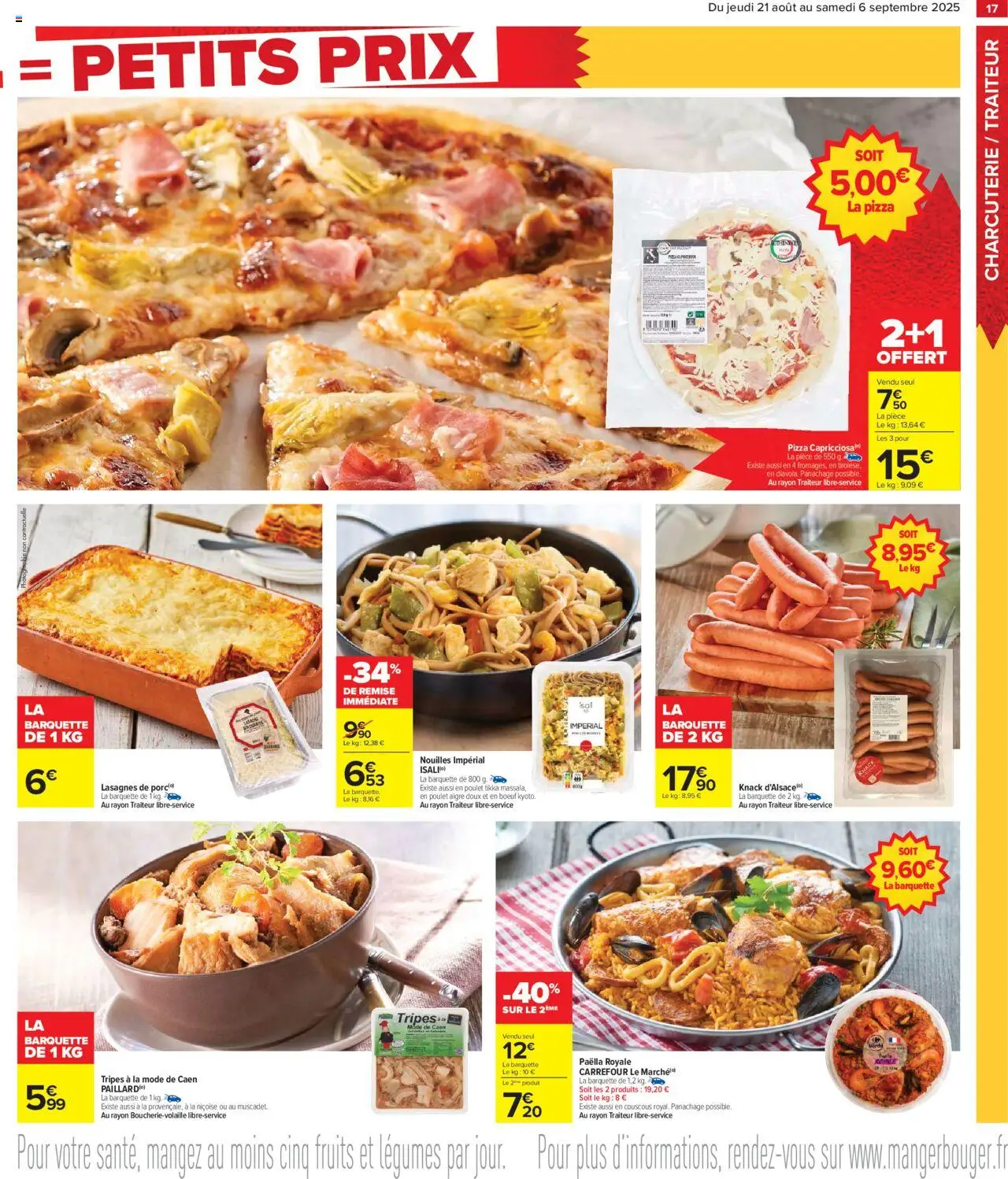  | Page: 19 | Produits: Lasagnes, Couscous, Pizza, Nouilles