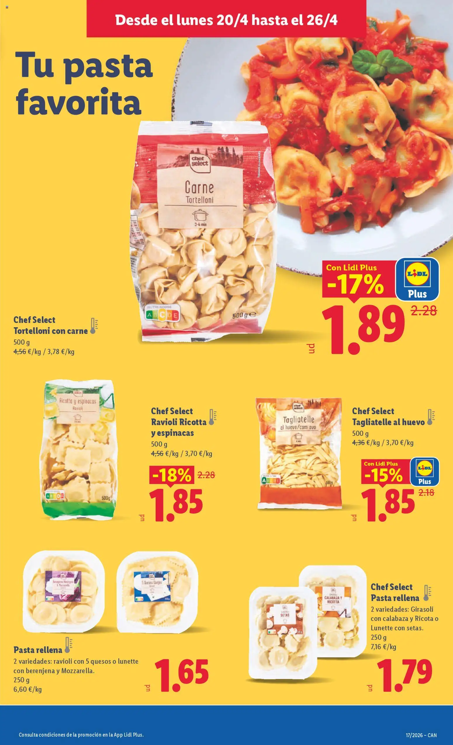 Lidl Canarias │ válido desde el 20.04.2026 | Página: 15 | Productos: Πράσινο τσάι, Πορσελάνη, Pasta