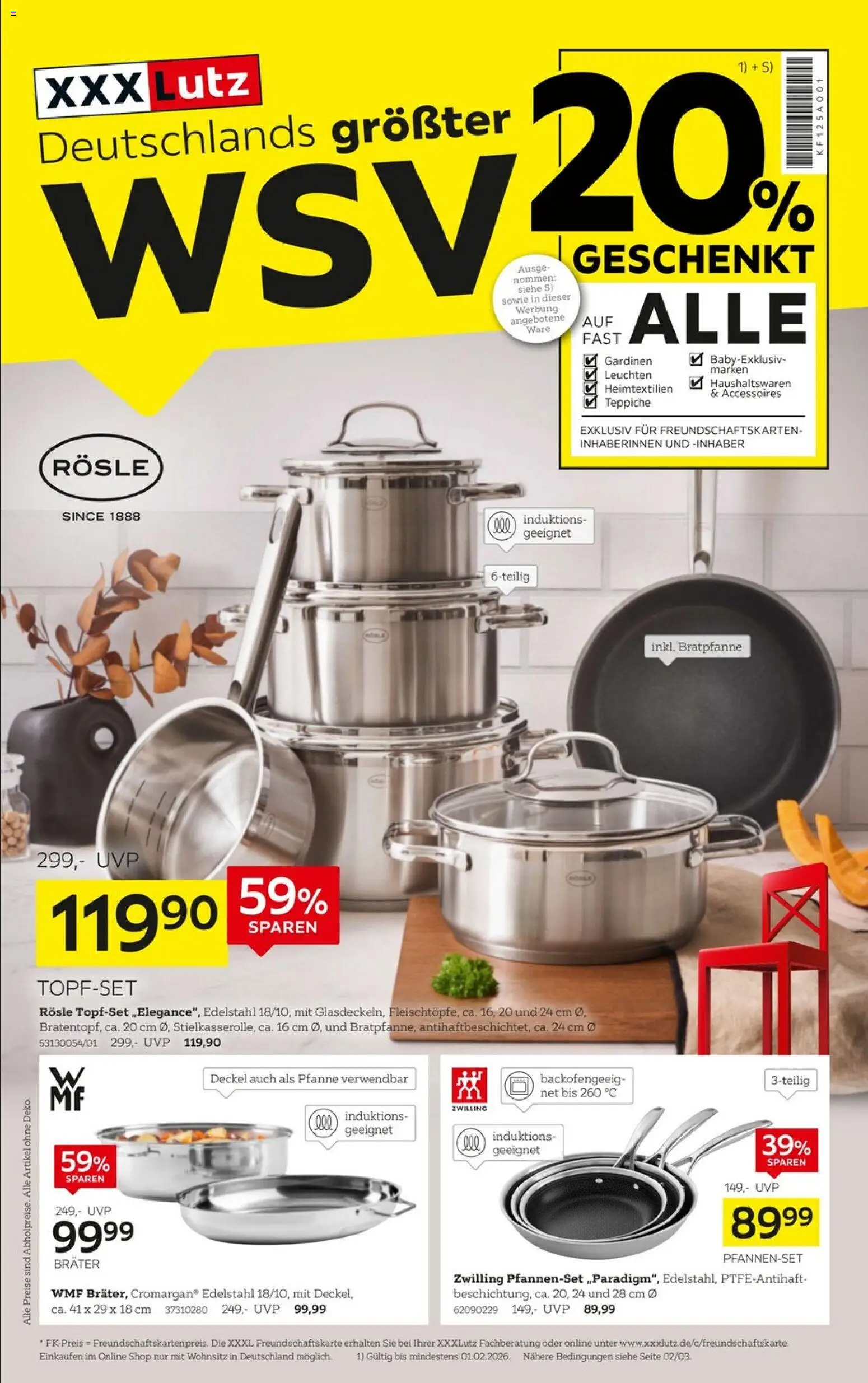 XXXL Lutz Deutschlands größter WSV – gültig ab 18.01.2026 | Seite: 1