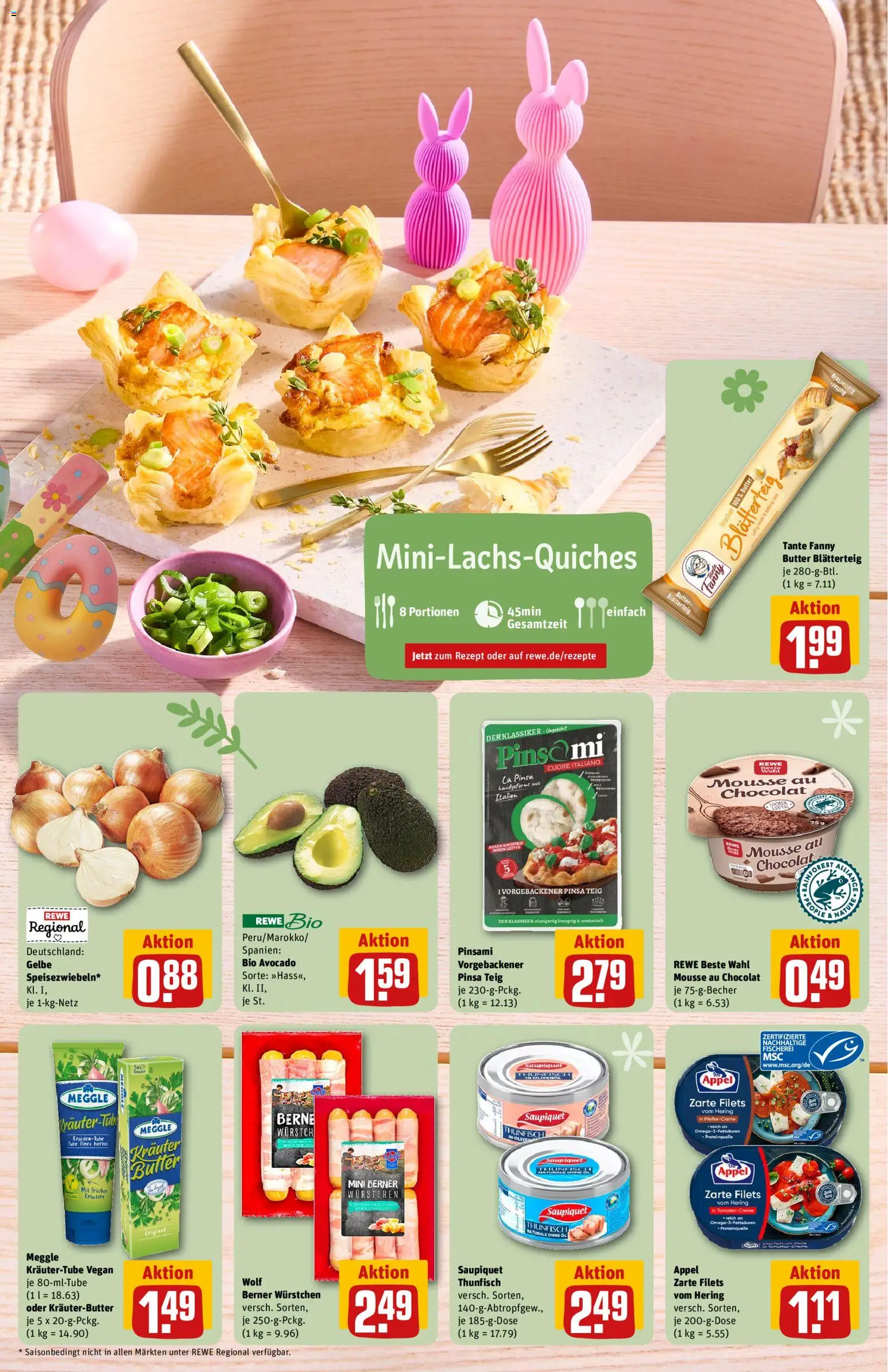 Rewe ihr Kaufpark Prospekt 	 – gültig ab 30.03.2026 | Seite: 15 | Produkte: Butter, Thunfisch, Kräuterbutter, Avocado
