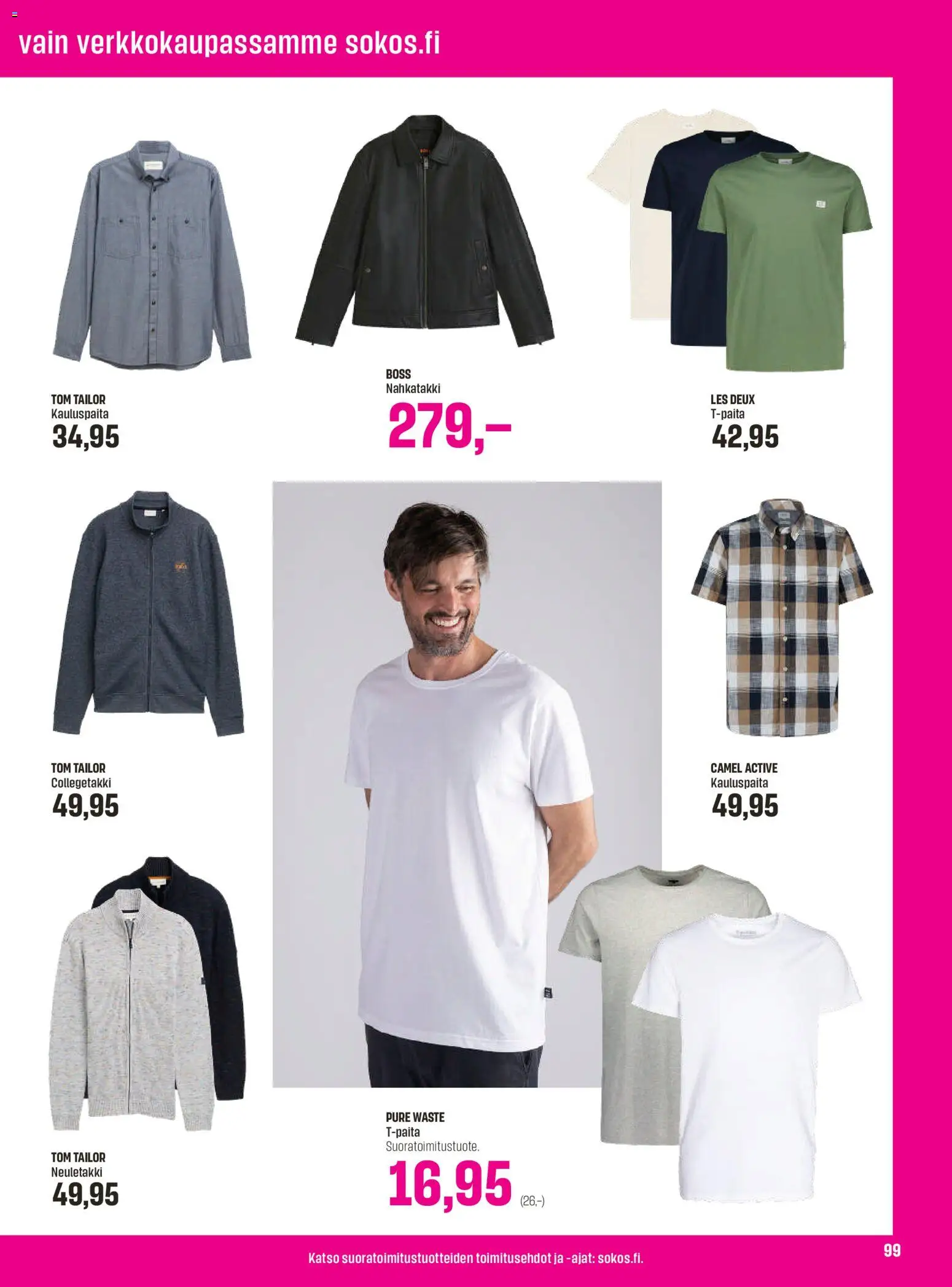 Sokos tarjoukset - Emotion 3plus1 – voimassa 25.03.2026 alkaen | Sivu: 99 | Tuotteet: Neuletakki, Kauluspaita, T-paita