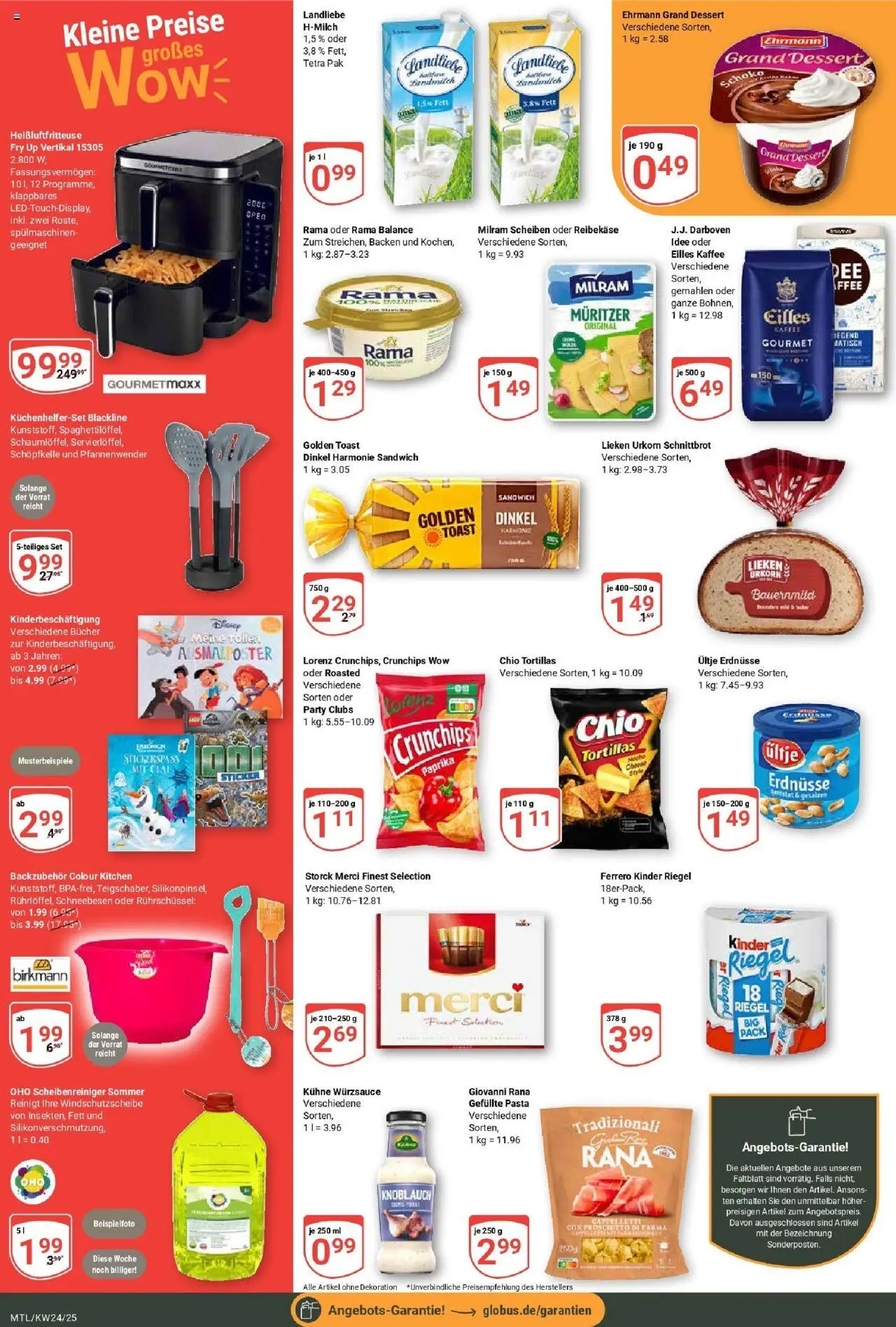 Globus prospekt Maintal-Dörnigheim	 - gültig ab dem 08.06.2025 | Seite: 5 | Produkte: Rama, Toast, Chio tortillas, Reibekase