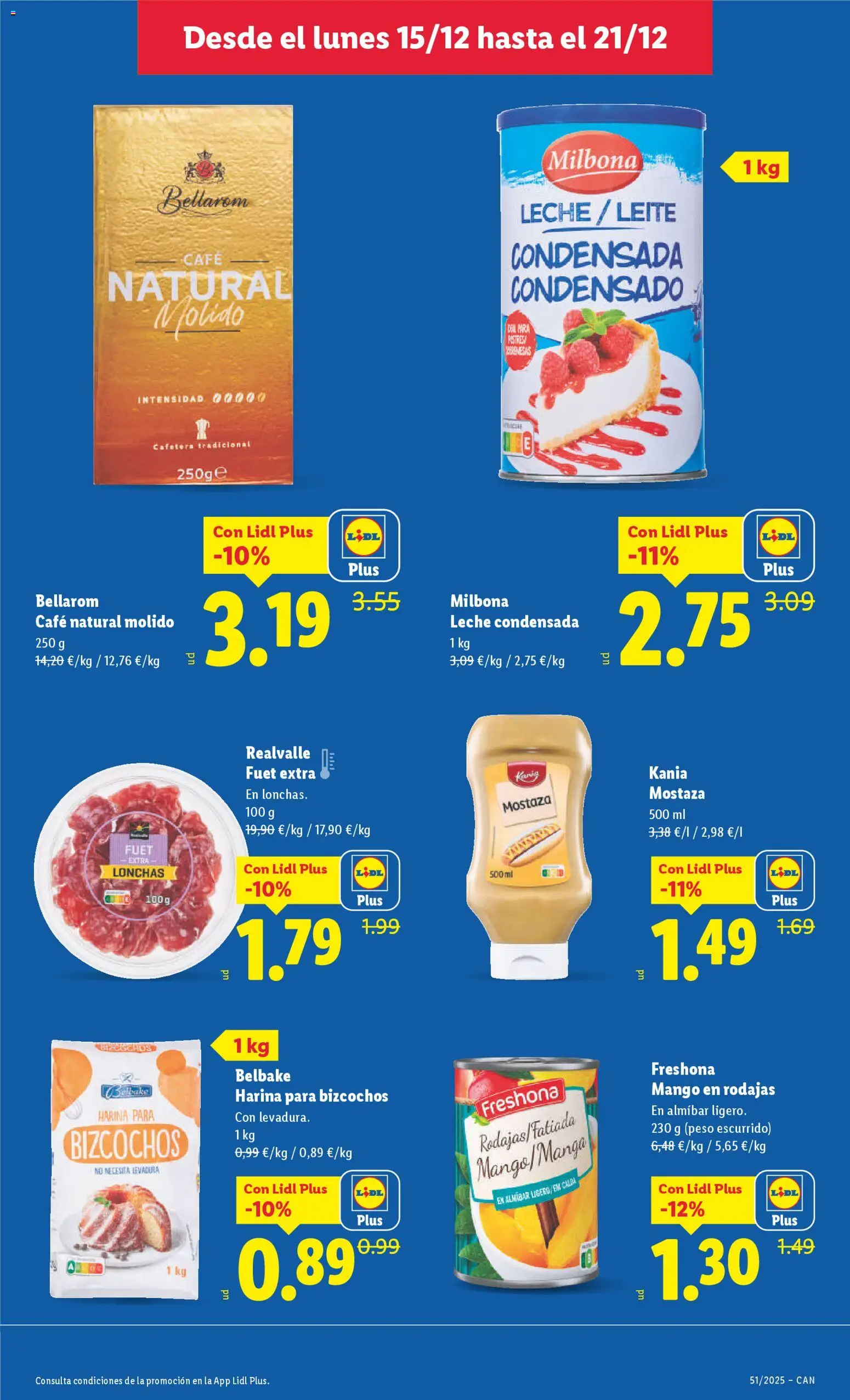 Lidl -Canarias │ válido desde el 15.12.2025 | Página: 23 | Productos: Leche, Peso, Cafetera, Ρούτερ