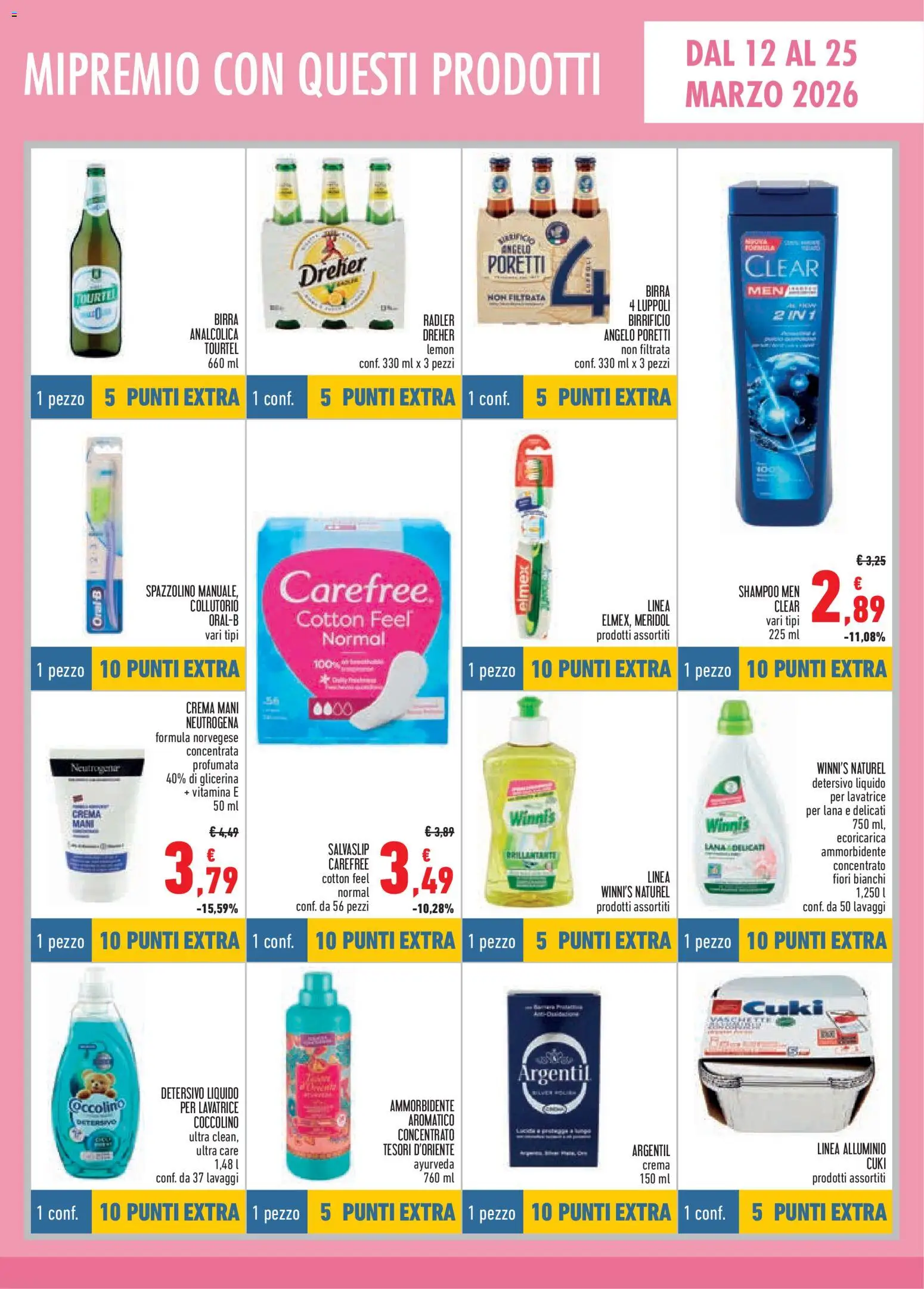 Volantino Conad del 26.02.2026 | Pagina: 11 | Prodotti: Crema, Birra, Collutorio, Alluminio