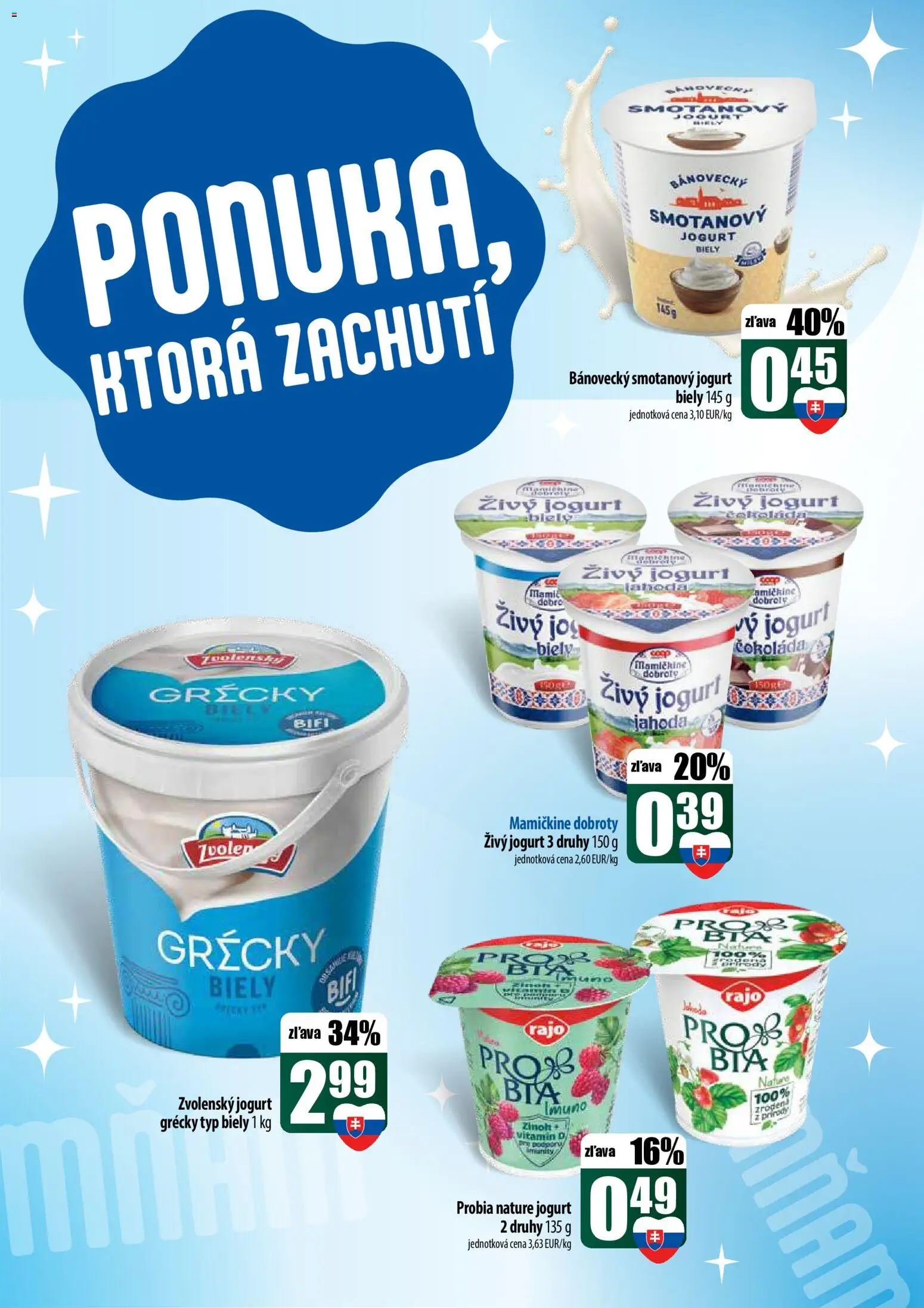 Nové COOP Jednota akcie – leták je platný od 22.12.2025 | Strana: 24 | Produkty: Jogurt, Čokoláda