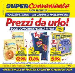 Anteprima del volantino SuperConveniente Castelvetrano catalogo valido a partire dal 03.02.2026