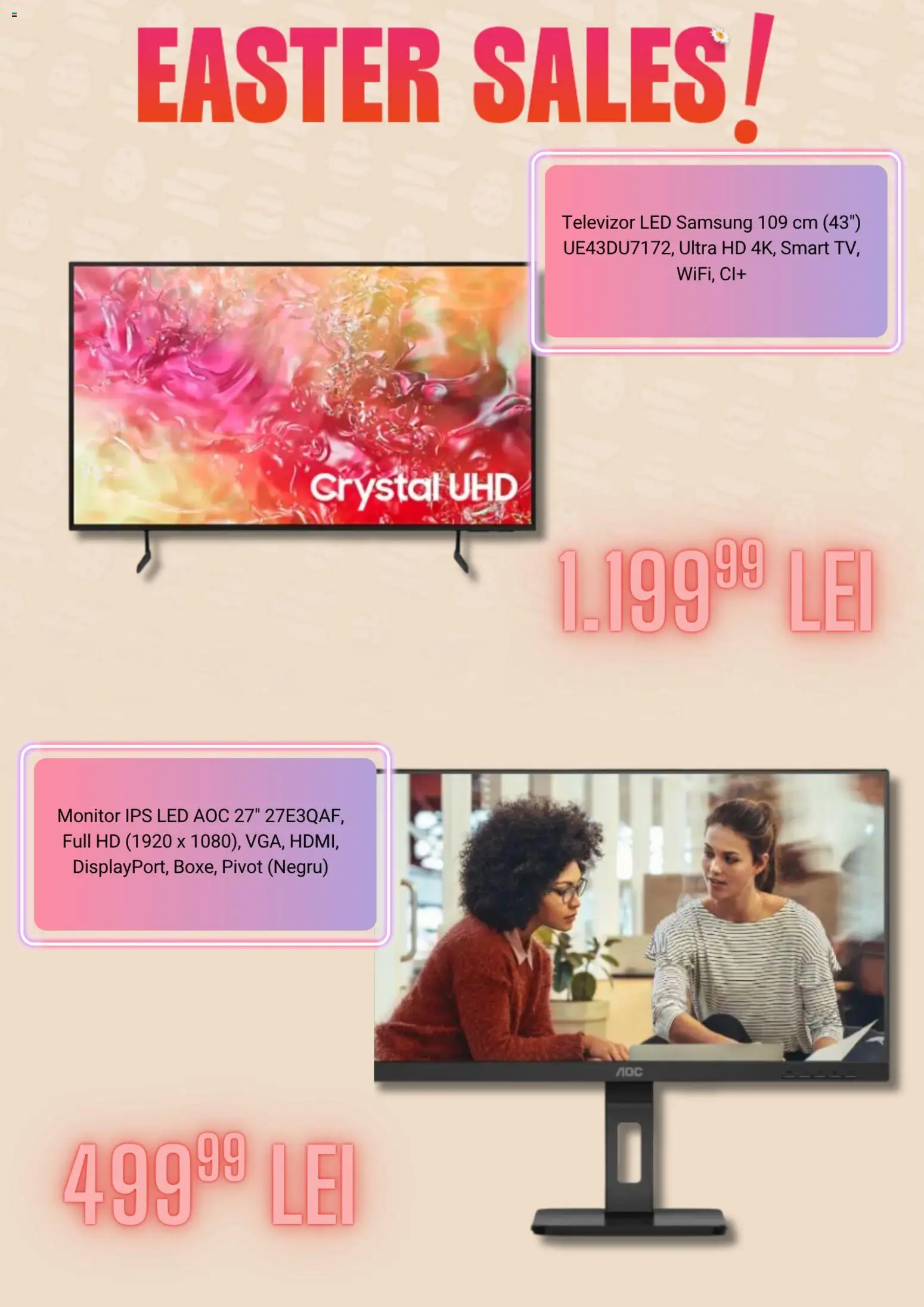 Noul catalog evoMag – valabil de la 06.04.2026 | Pagină: 3 | Produse: Vestiyer, Monitor, Televizor, Babak