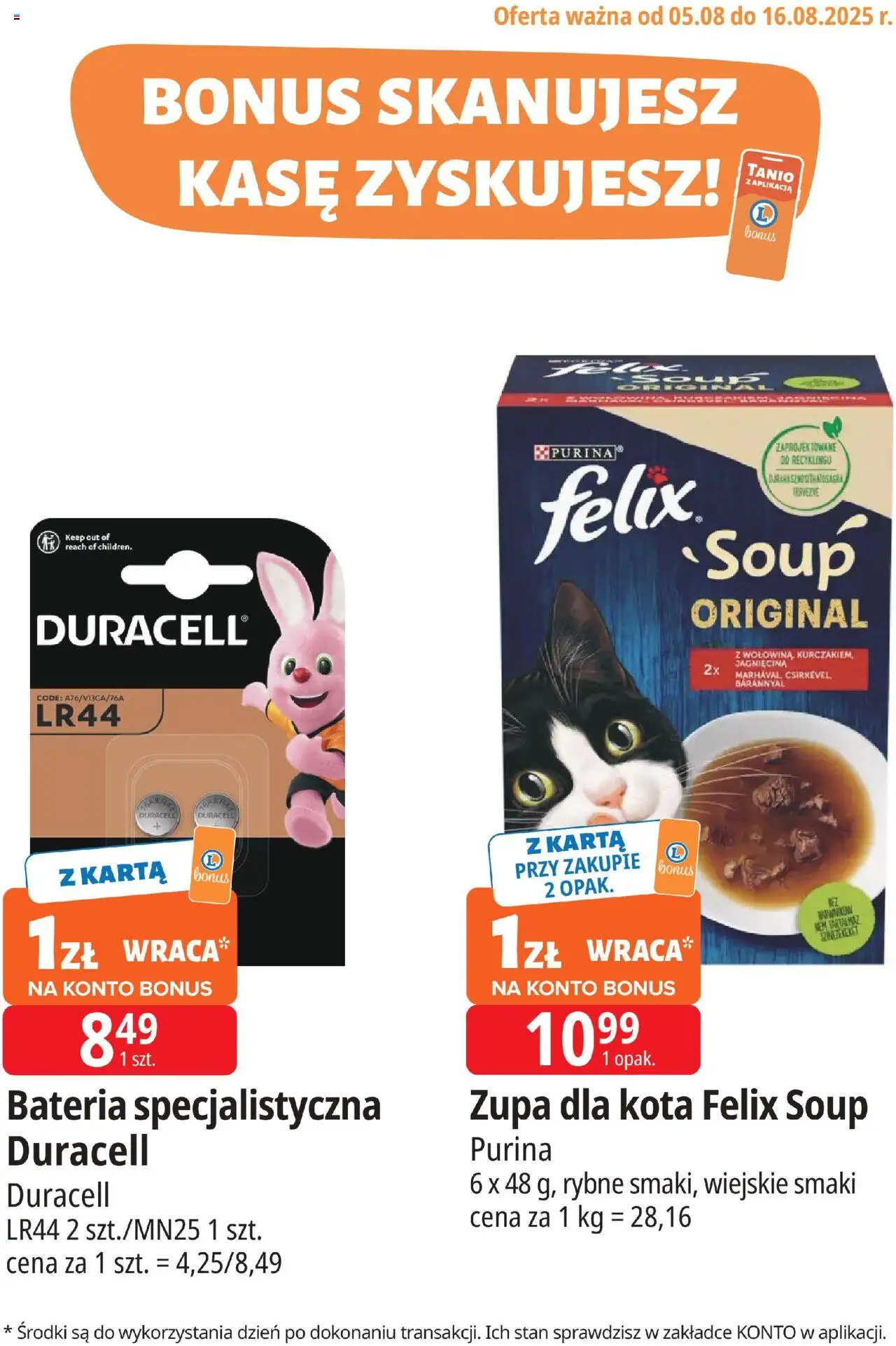 E.Leclerc Gazetka - Kłodzko kupony dodatkowe od 05.08.2025 | Strona: 4 | Produkty: Jagnięcina, Bateria, Zupa, Wołowina