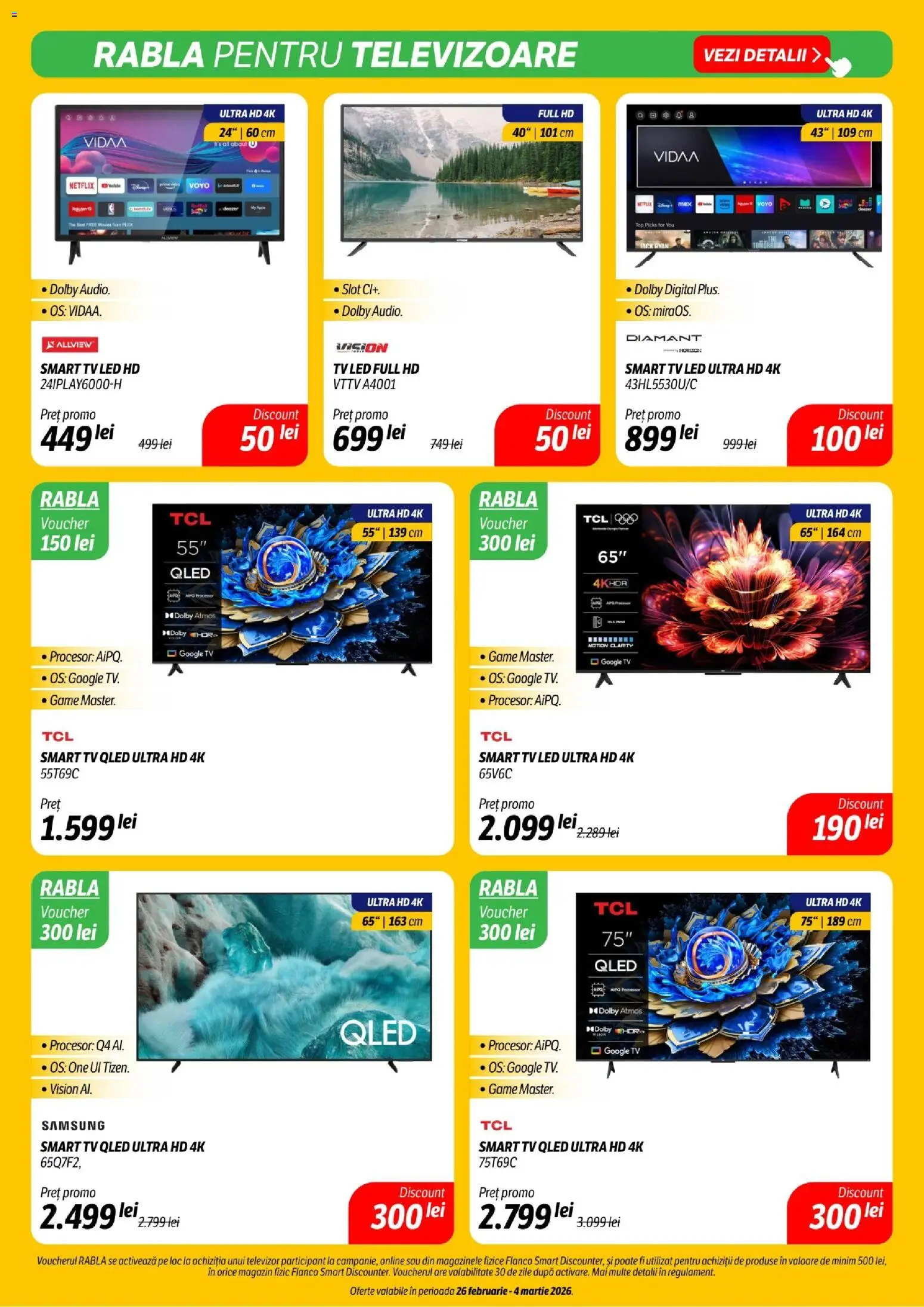 Noul catalog Flanco – valabil de la 26.02.2026 | Pagină: 12 | Produse: Televizor, Top, Babak