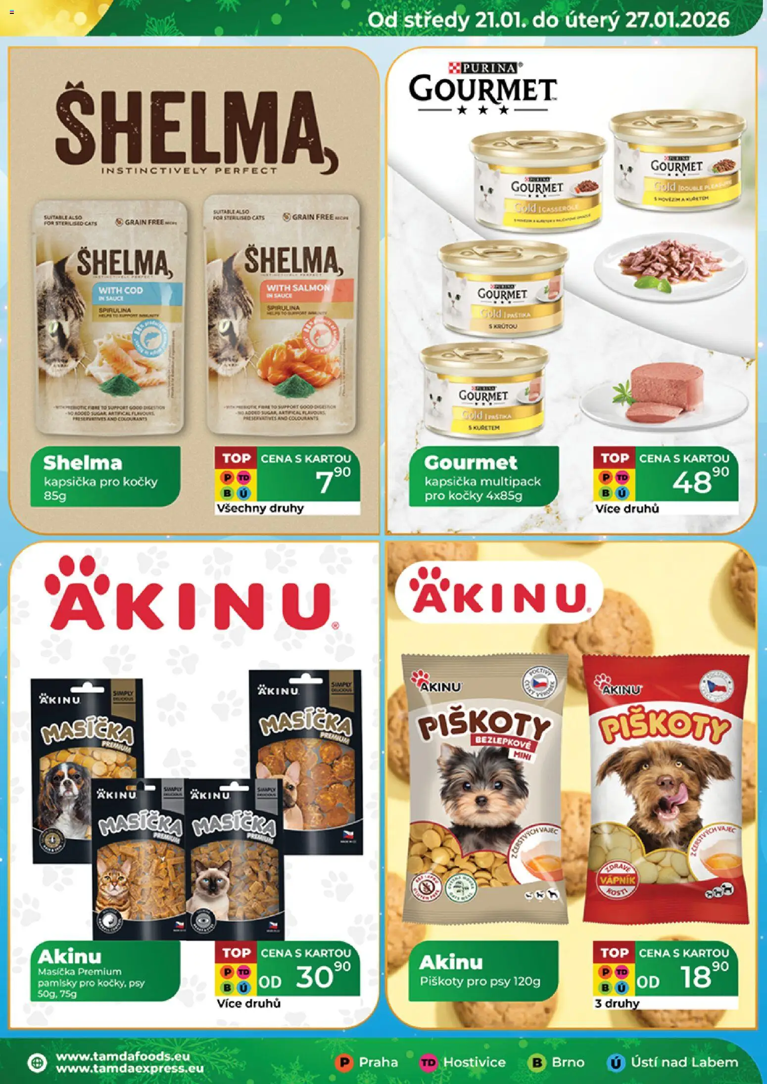 Tamda Foods leták od 21.01.2026 | Strana: 23 | Produkty: Gourmet, Purina, Piškoty, Gourmet Gold