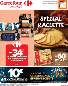 Carrefour Market - Prévisualisation de Carrefour Market Spécial raclette valide à partir de 26.12.2025