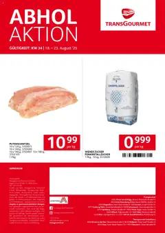 Transgourmet Flugblatt gültig ab 17.08.2025 | Seite: 27 | Produkte: Zucker
