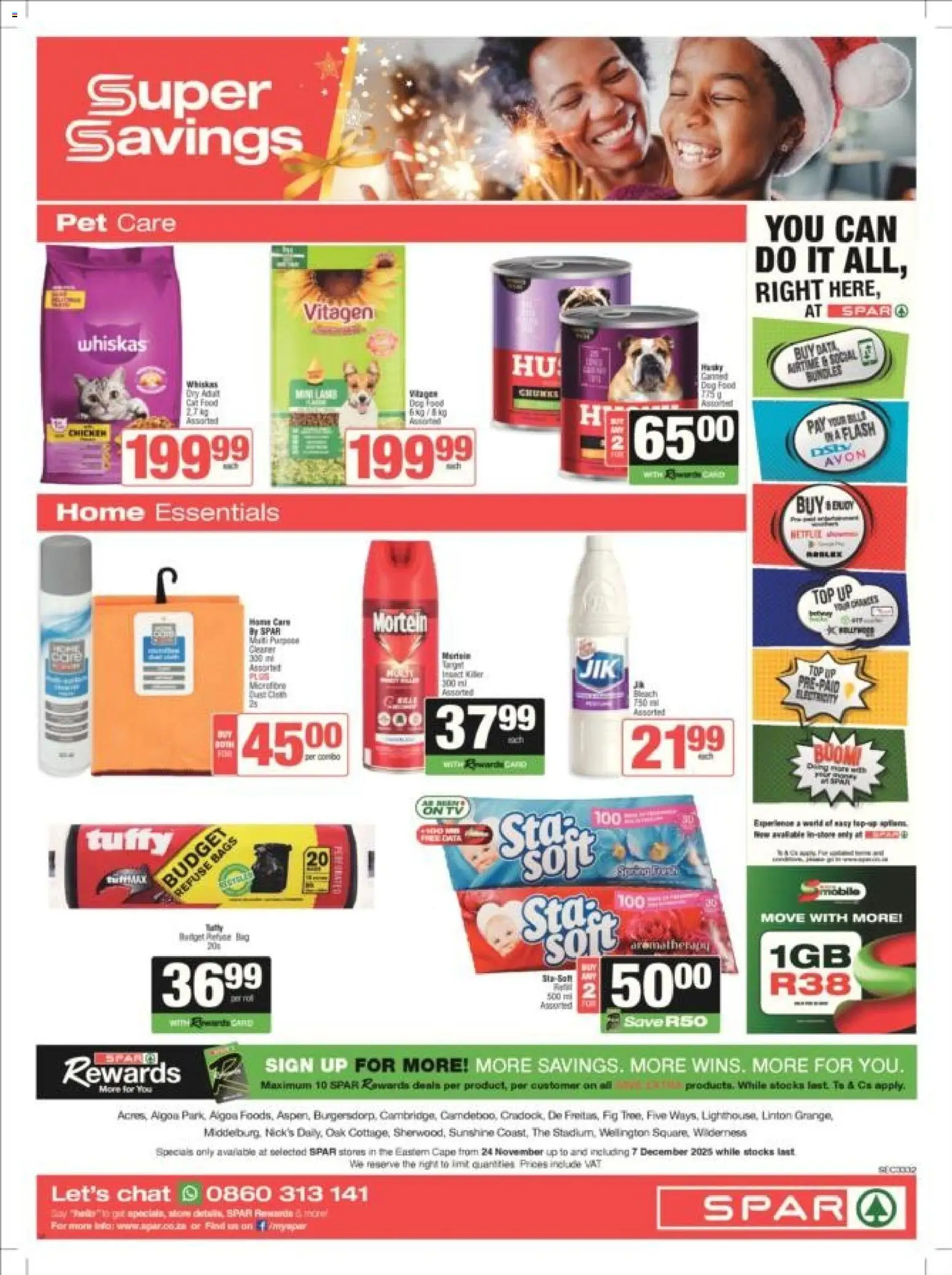 New Spar catalogue – valid from 24.11.2025 | Page: 12 | Products: Data, Bag, Refuse bags, Dog food