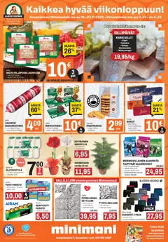 Minimani-mainoslehti voimassa 19.11.2025 alkaen