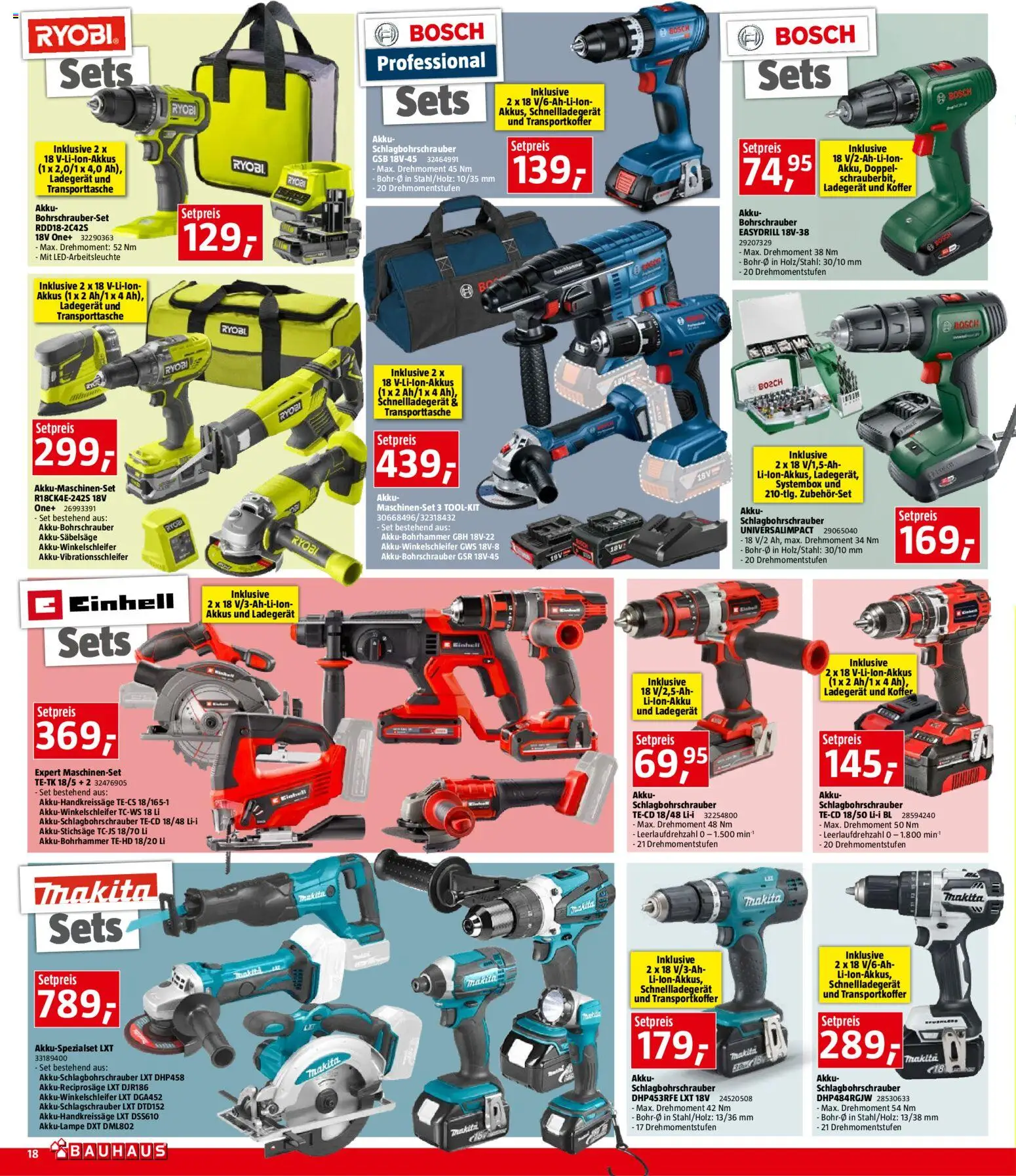 Bauhaus Prospekt aktuell gültig ab 05.11.2025 | Seite: 18 | Produkte: Koffer