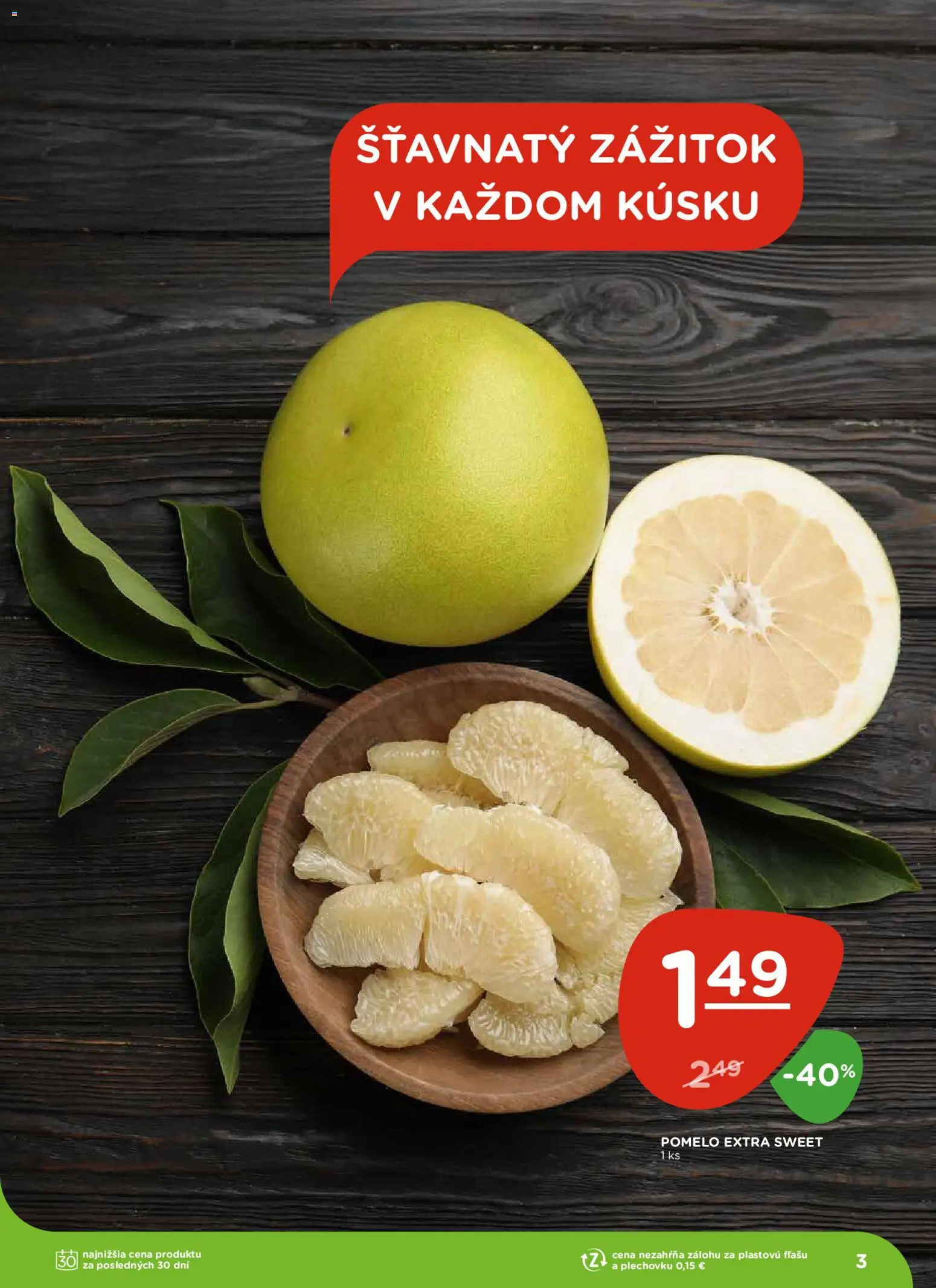Nové Terno akcie – leták je platný od 11.12.2025 | Strana: 3 | Produkty: Pomelo