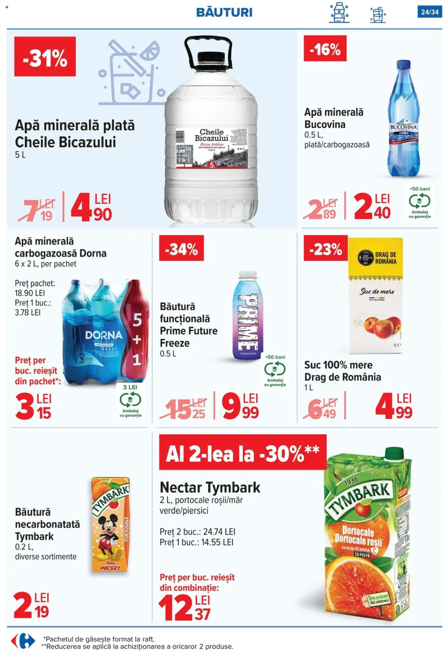 Noul catalog Carrefour – valabil de la 12.11.2025 | Pagină: 24 | Produse: Yazı tahtası kalemi, Suc, Portocale, Roșii